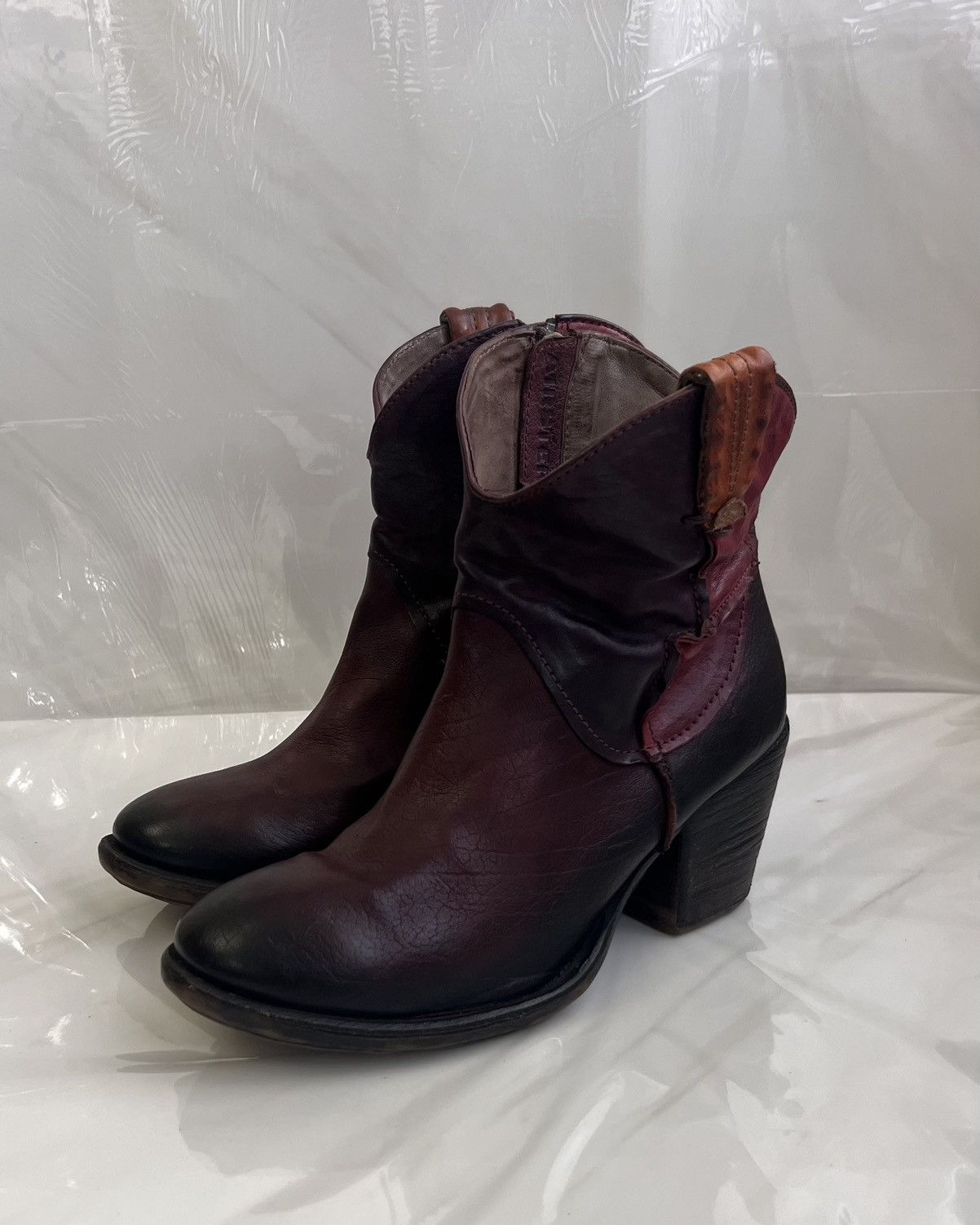 A.S.98 As 98 Airstep Zipper Boho Biker distressed boot Size US 8 / IT 38 - 4 Thumbnail