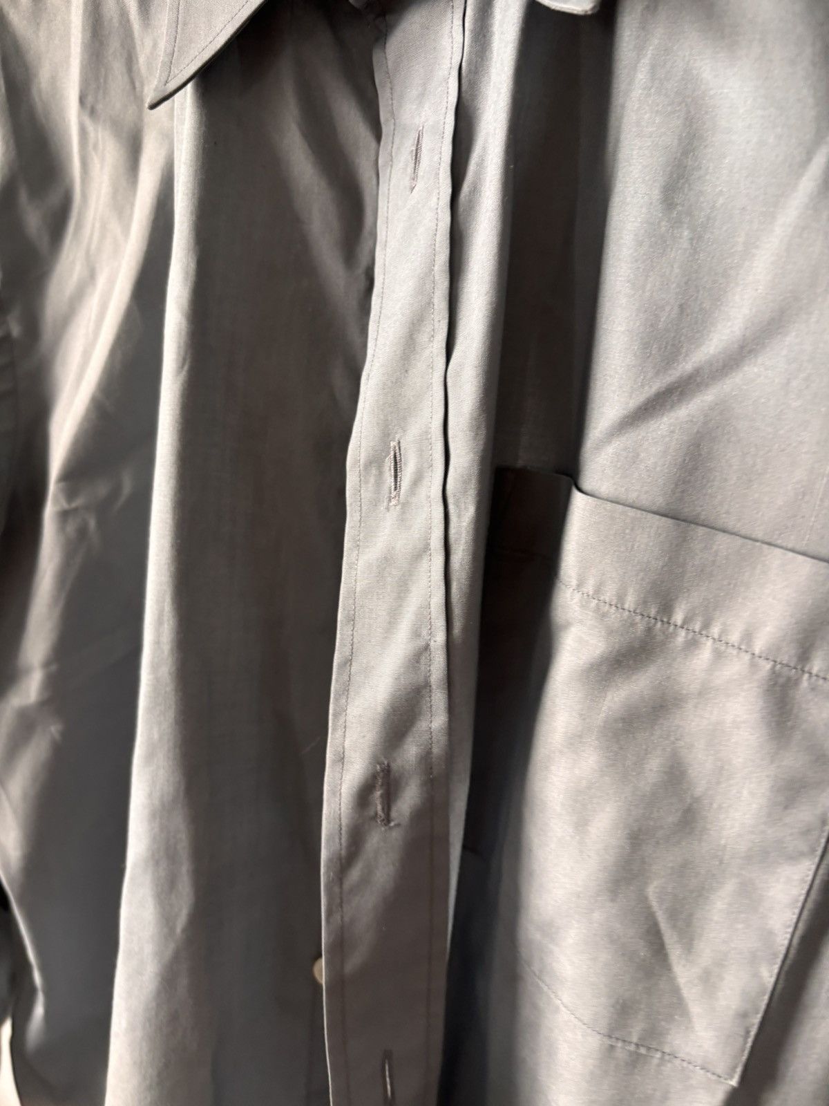 Christian Dior Monsieur Vintage Dior Dress Shirt - Blue/Grey Size US L / EU 52-54 / 3 - 6 Thumbnail
