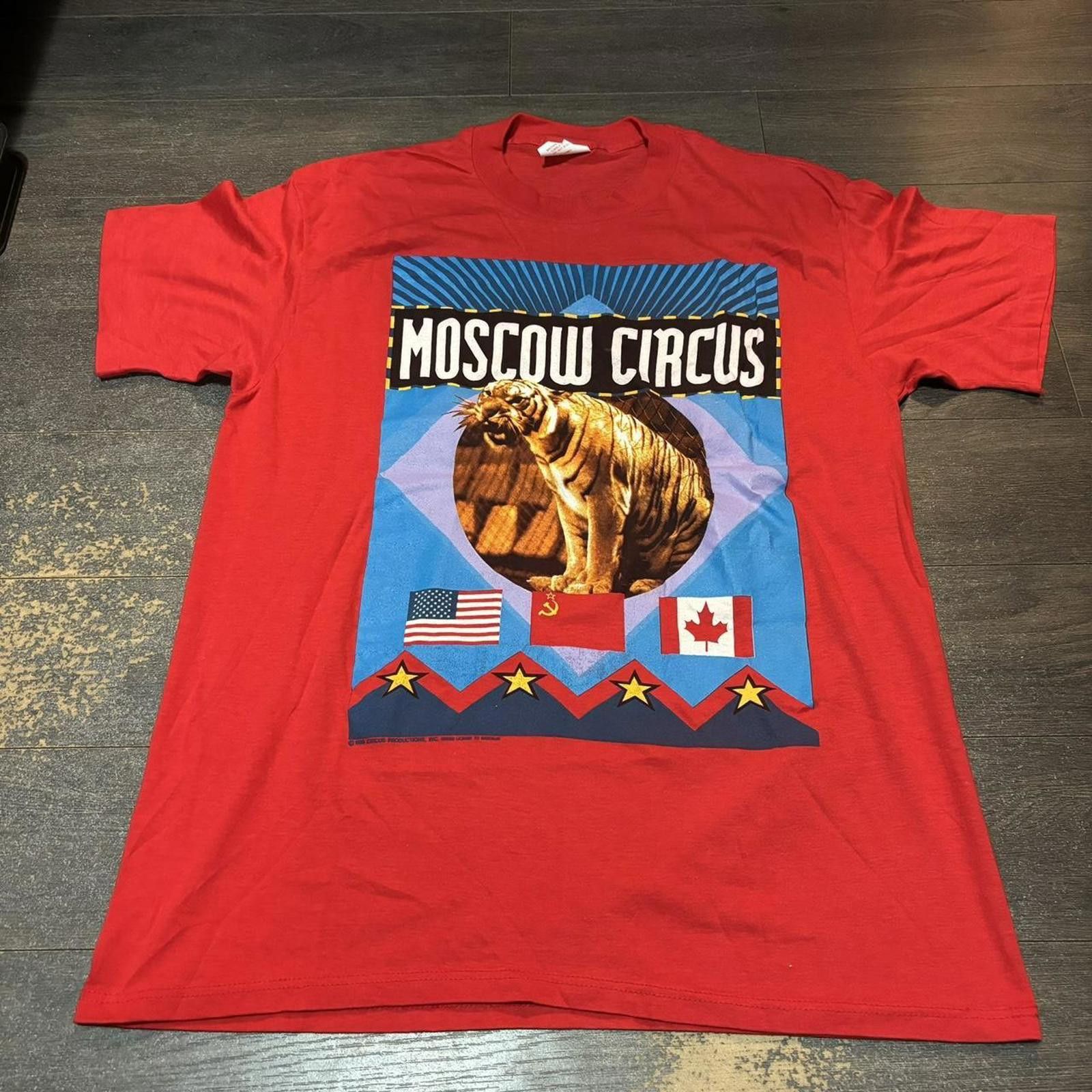 Other Vintage Moscow circus t shirt metal music festival 1989 Size US L / EU 52-54 / 3 - 1 Thumbnail