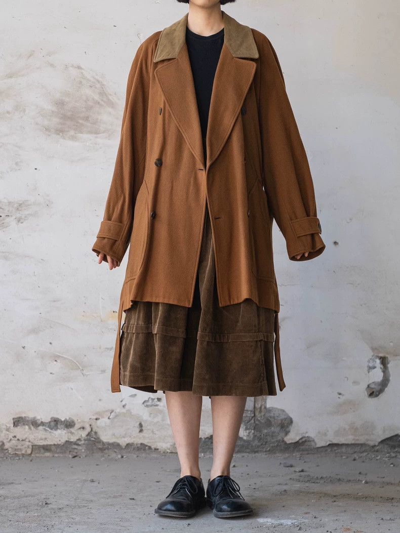 Kenzo KENZO sizeF Brown wool coat for men Size M / US 6-8 / IT 42-44 - 3 Thumbnail
