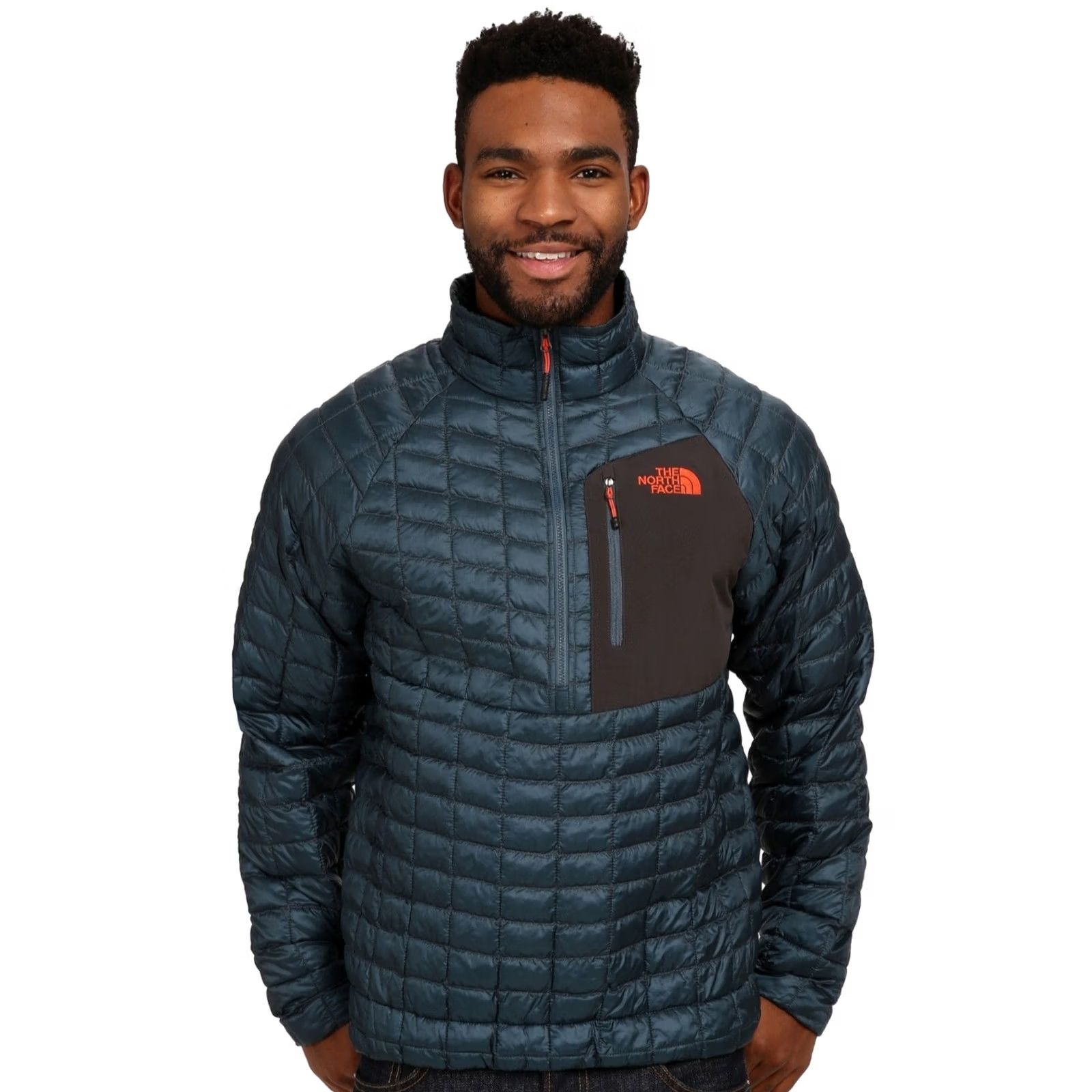 The North Face The North Face 1/2 Zip Thermoball Pullover Jacket Conquer Blue CKV4 Men's XL Jacket Size US XL / EU 56 / 4 - 2 Thumbnail