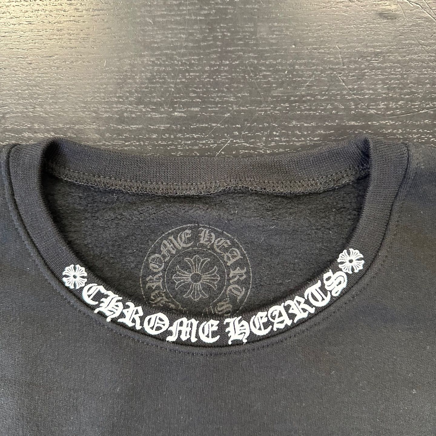 Chrome Hearts Neck Logo Crewneck Size US M / EU 48-50 / 2 - 3 Thumbnail