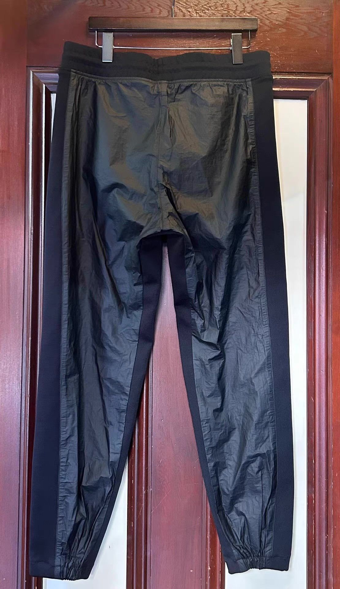 Yeezy YEEZY Season 3 black Tyvek space‑material track pants Ｑ25 Size US 34 / EU 50 - 3 Thumbnail