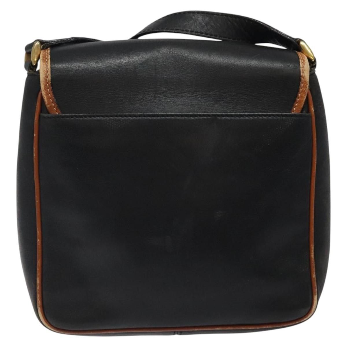 Celine CELINE Shoulder Bag Leather Black Gold Size ONE SIZE - 3 Thumbnail