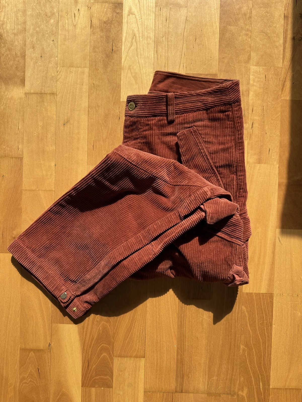 Kith KITH Orange Corduroy Cargo Pants Size US 30 / EU 46 - 1 Thumbnail