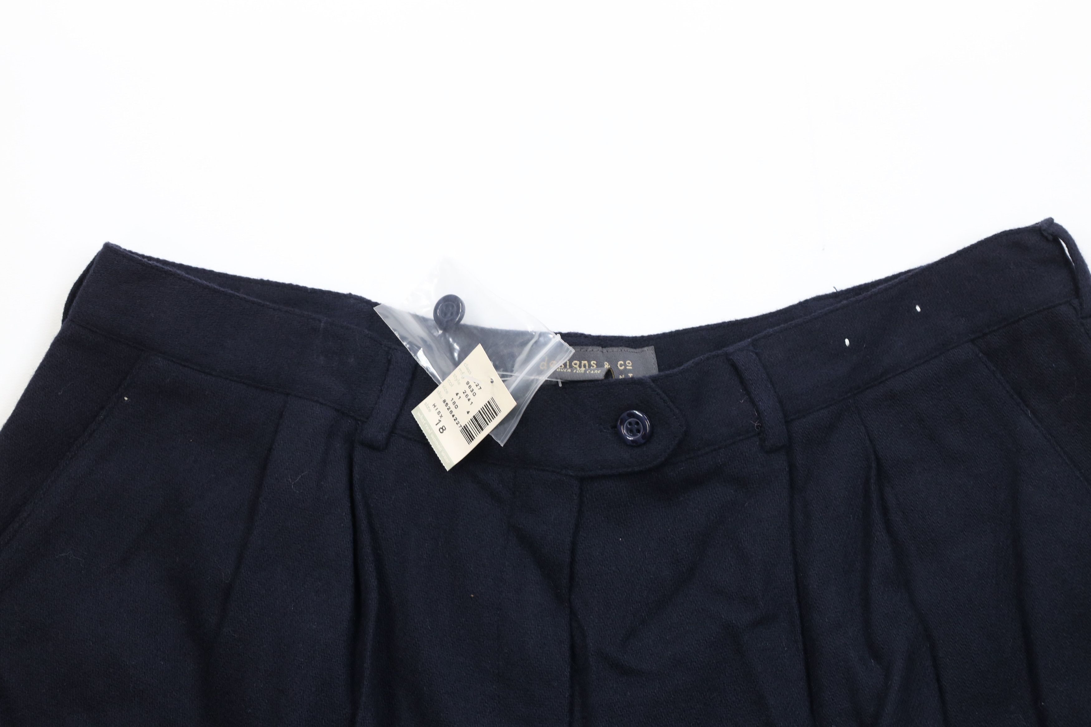 Vintage Deadstock Vintage 90s Lane Bryant Merino Wool Shorts Blue Size 40" / US 18 - 2 Thumbnail