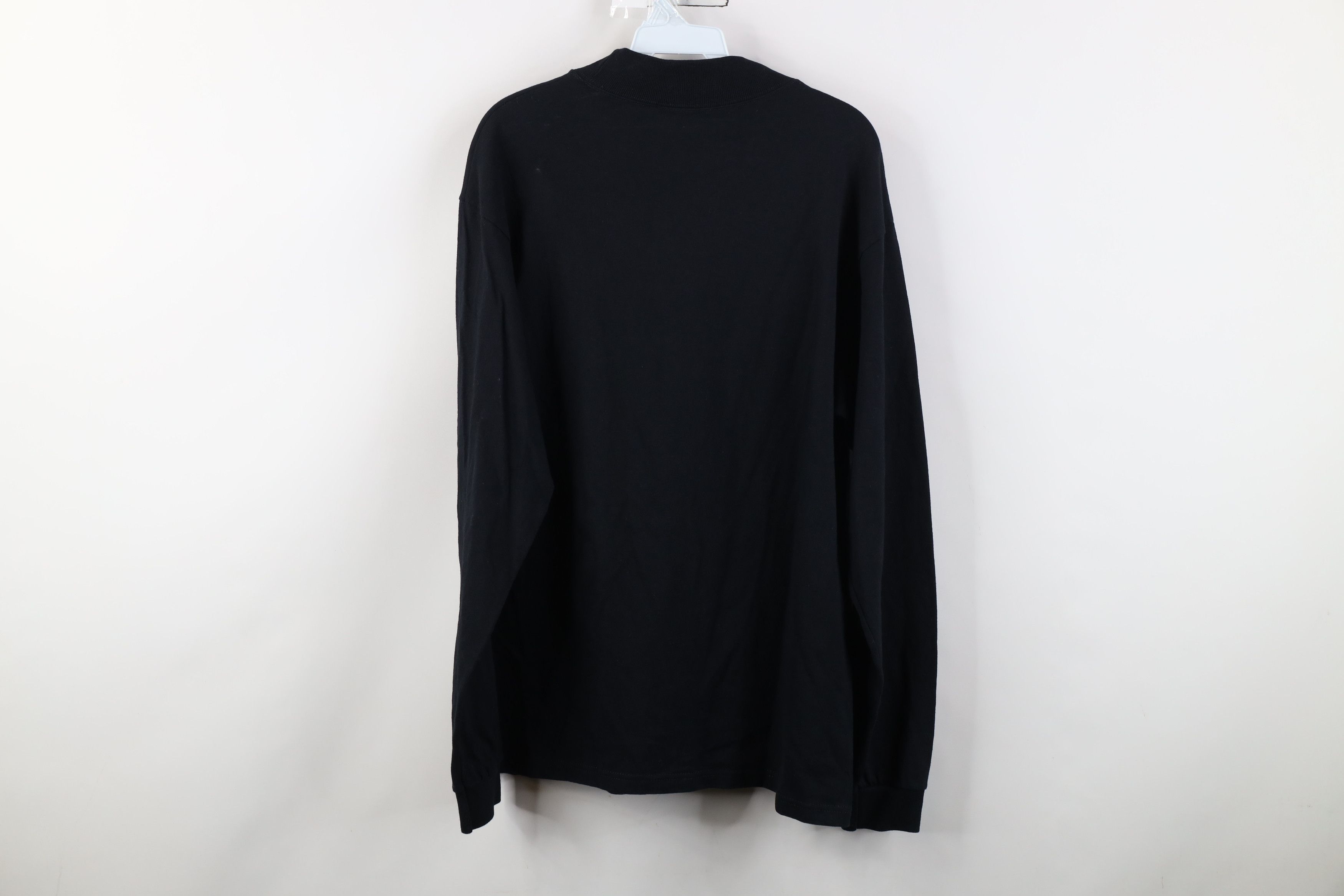 Vintage Vintage 90s Y2K Streetwear Long Sleeve Mock Neck T-Shirt Size US L / EU 52-54 / 3 - 10 Thumbnail