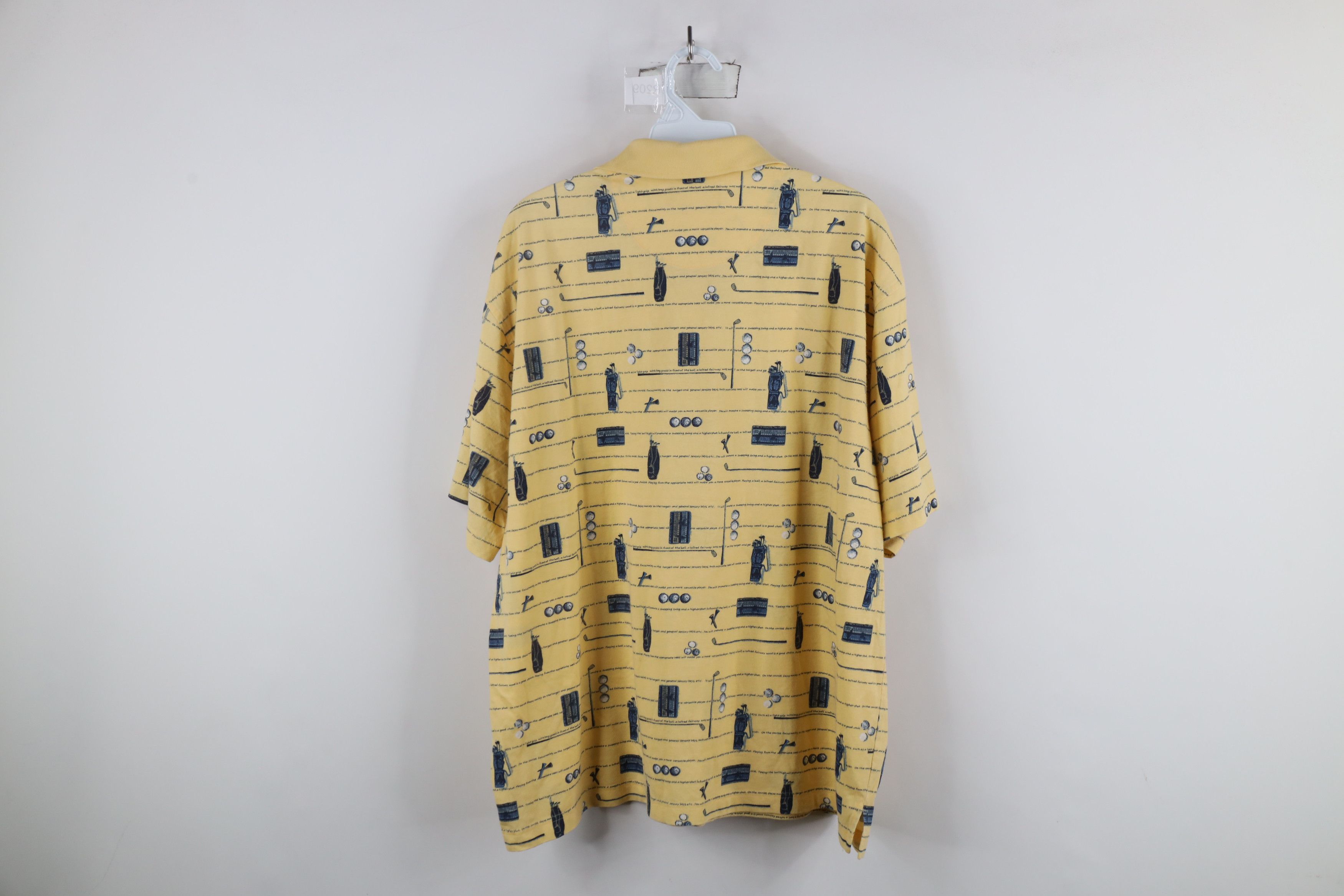 Vintage Vintage 90s Streetwear All Over Print Collared Polo Shirt Size US XL / EU 56 / 4 - 11 Thumbnail