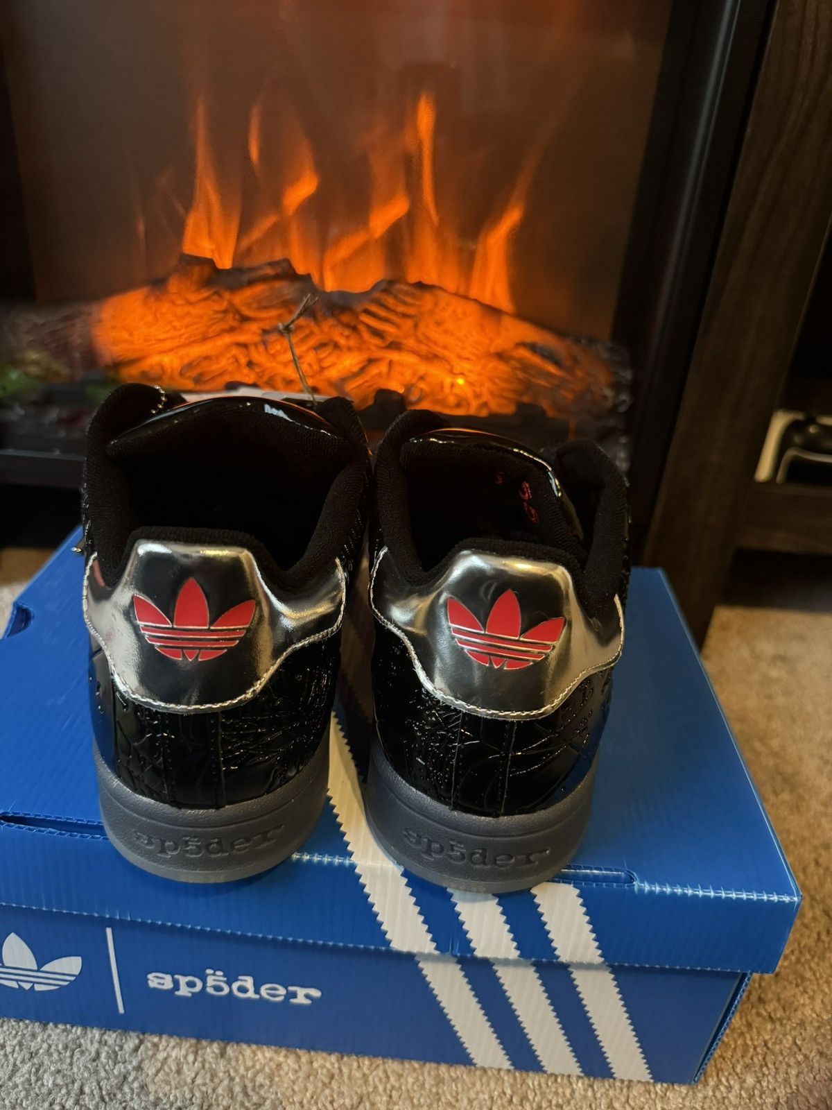 Adidas Sp5der x adidas Superstar 'BLACK Silver Metallic' Size US 8.5 / EU 41-42 - 6 Thumbnail