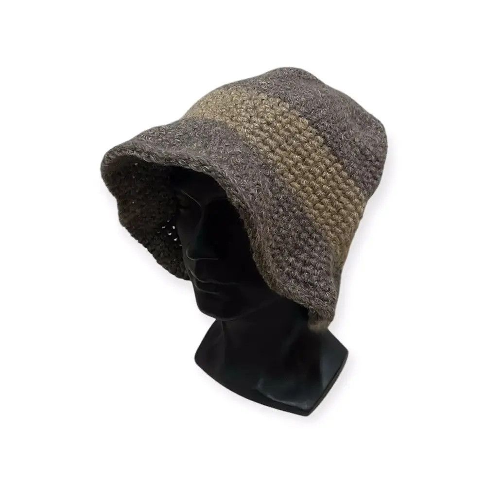 Japanese Brand Japanese Brand Crochet Beanie Hat Size ONE SIZE - 1 Thumbnail