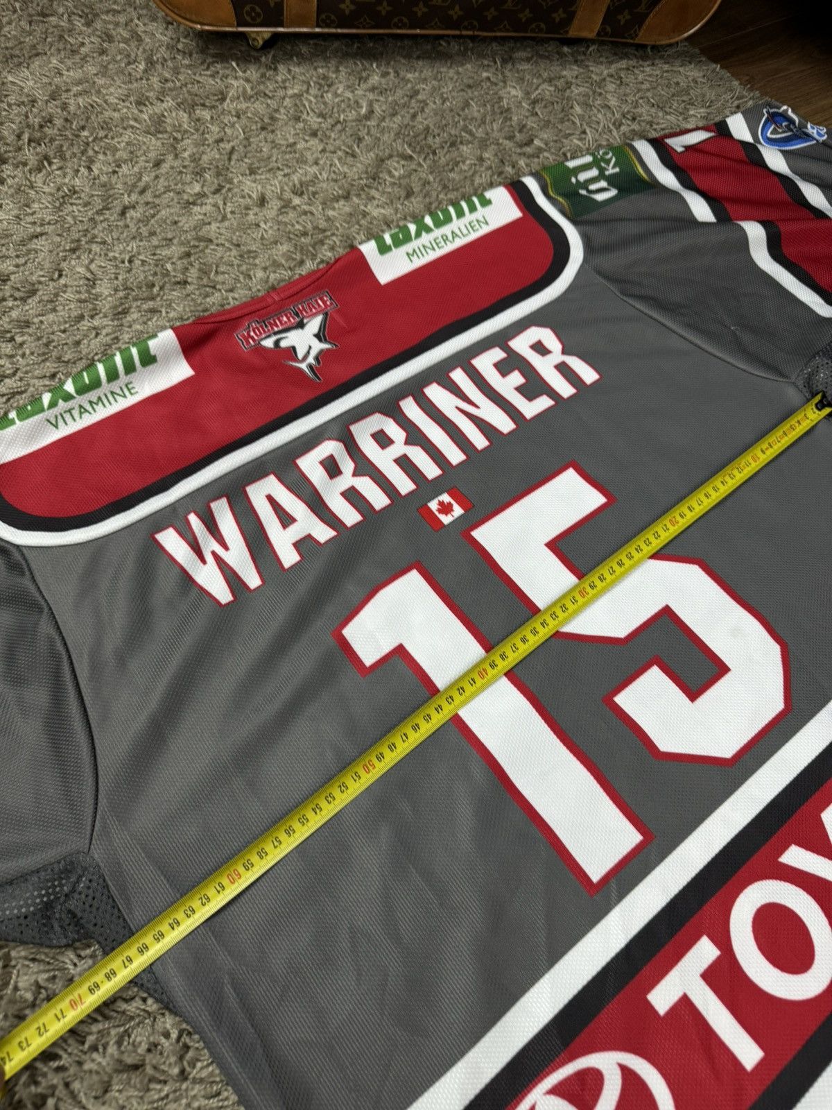 NHL Cologne Sharks jersey 2007/08s Kölne original hokey item Size US L / EU 52-54 / 3 - 6 Thumbnail