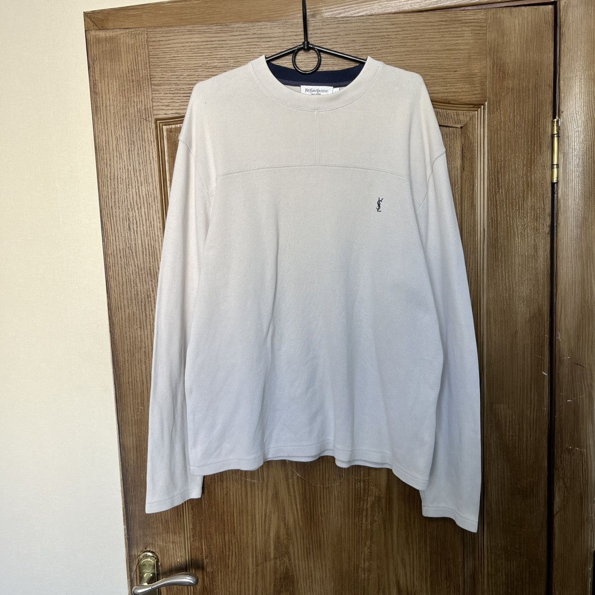 Yves Saint Laurent Vintage YSL Sweatshirt Size US L / EU 52-54 / 3 - 1 Thumbnail