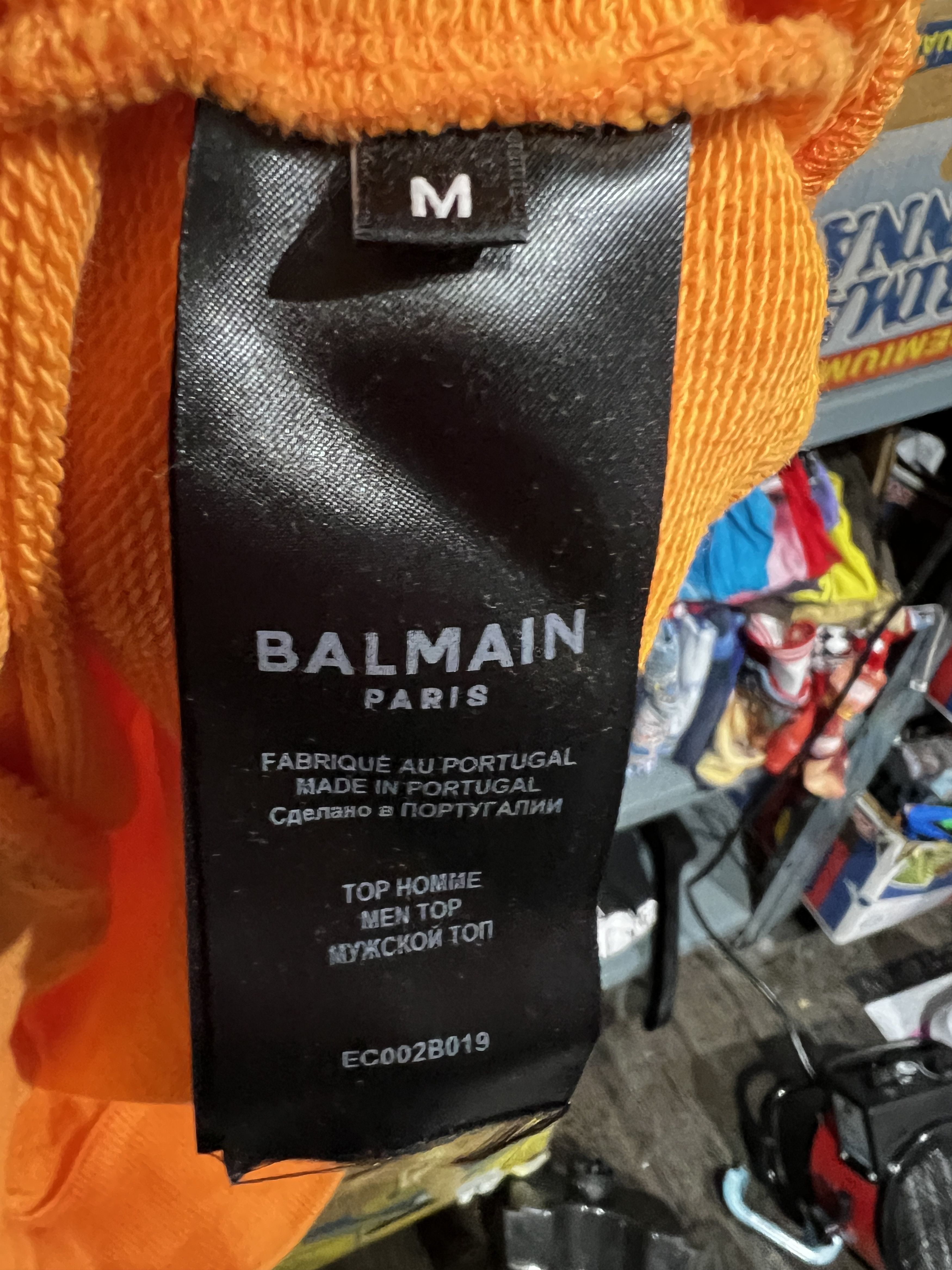 Balmain Balmain Paris Top Sleeveless Sweatshirt Vest Size M Size US M / EU 48-50 / 2 - 4 Thumbnail