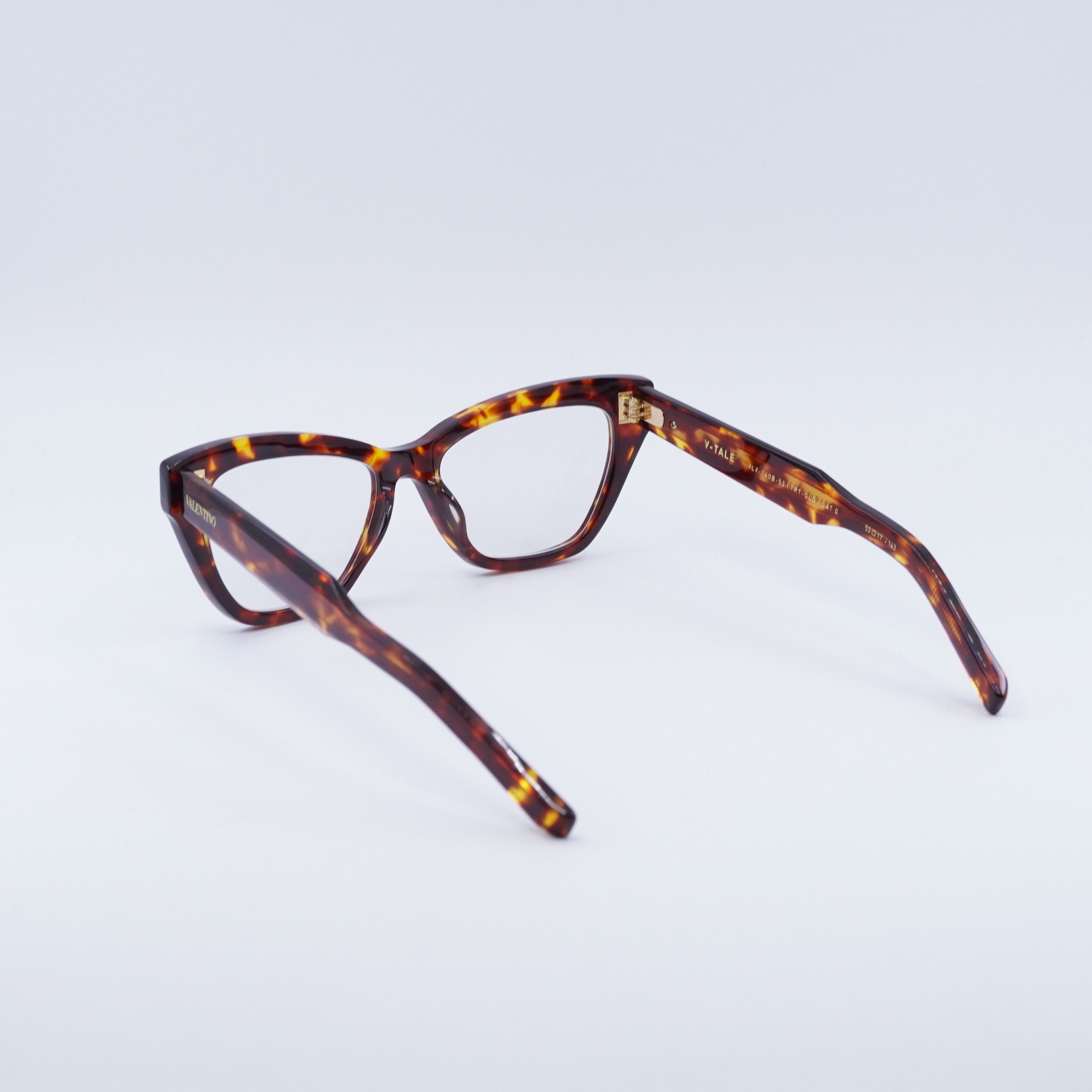 Valentino Valentino V-TALE VLX-140B Eyeglasses Havana 53mm Cat Eye Size ONE SIZE - 4 Thumbnail