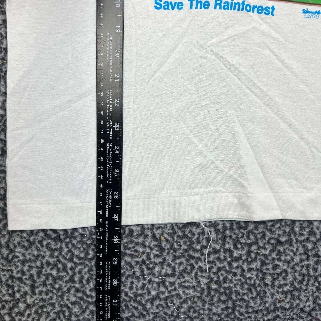 Fruit Of The Loom Vintage Save the Rainforest Shirt Men S Deadstock New Size US S / EU 44-46 / 1 - 5 Thumbnail