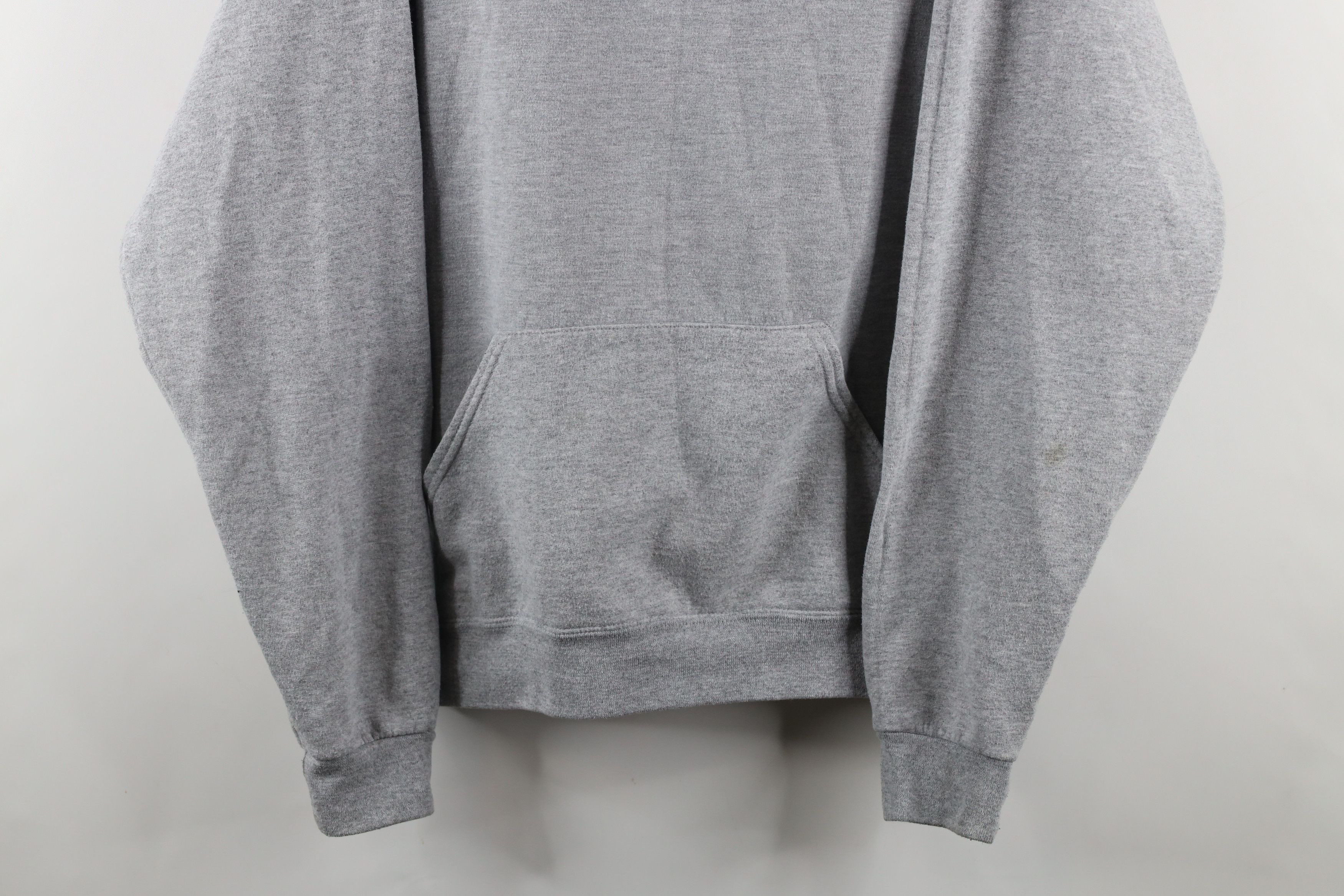 Vintage Vintage 90s Streetwear Hoodie Sweatshirt Heather Gray Size US XL / EU 56 / 4 - 3 Thumbnail