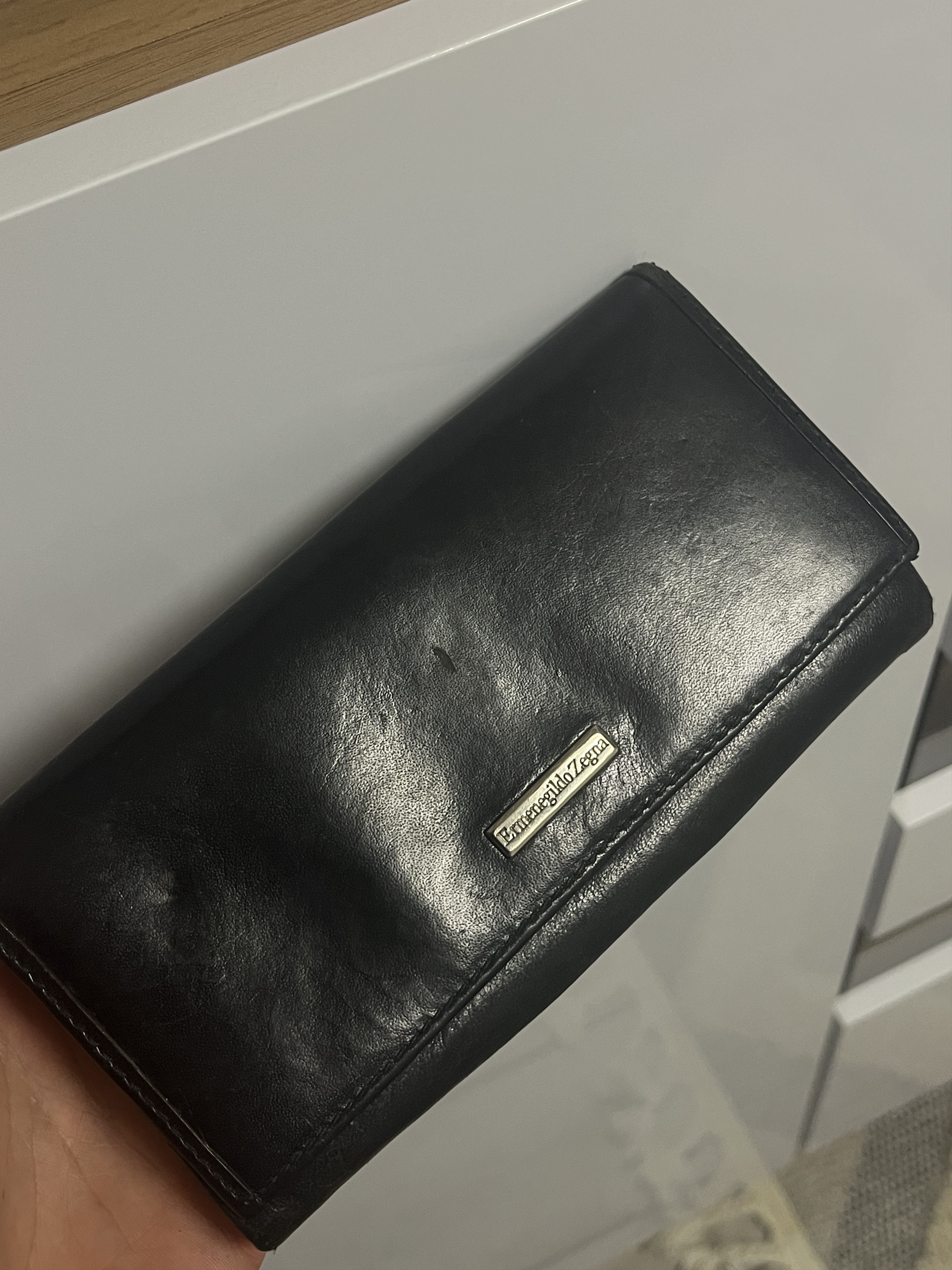 Ermenegildo Zegna × Vintage Ermenegildo Zegna Vintage Leather Wallet Size ONE SIZE - 9 Thumbnail
