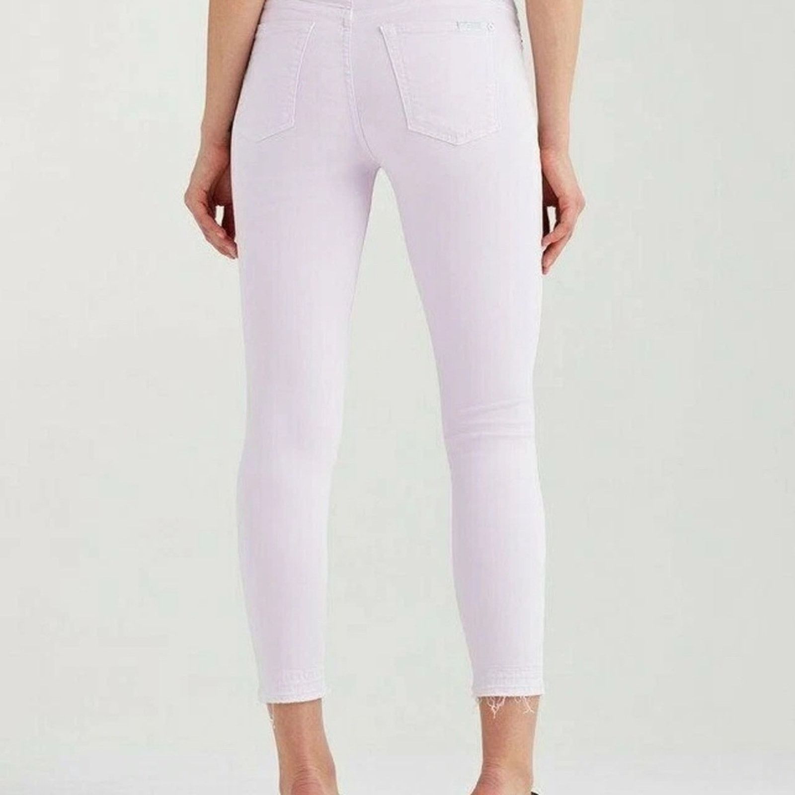 7 For All Mankind 7 For All Mankind NWT The Ankle Skinny Raw Hem Womens 28 Size 28" / US 6 / IT 42 - 3 Thumbnail