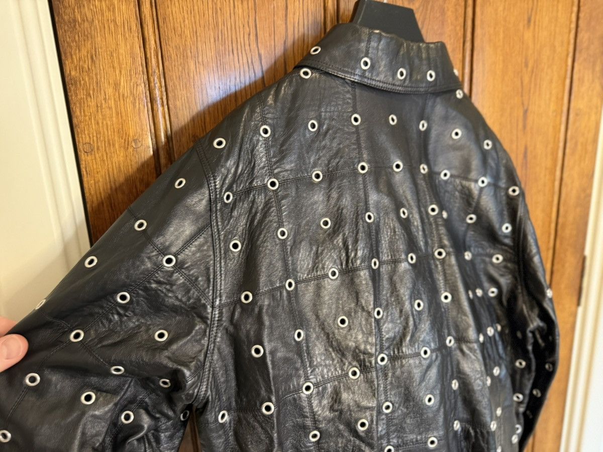 Celine $7k 🤑 FW22 Celine studded eyelet patchwork blouson jacket Size US M / EU 48-50 / 2 - 17 Thumbnail
