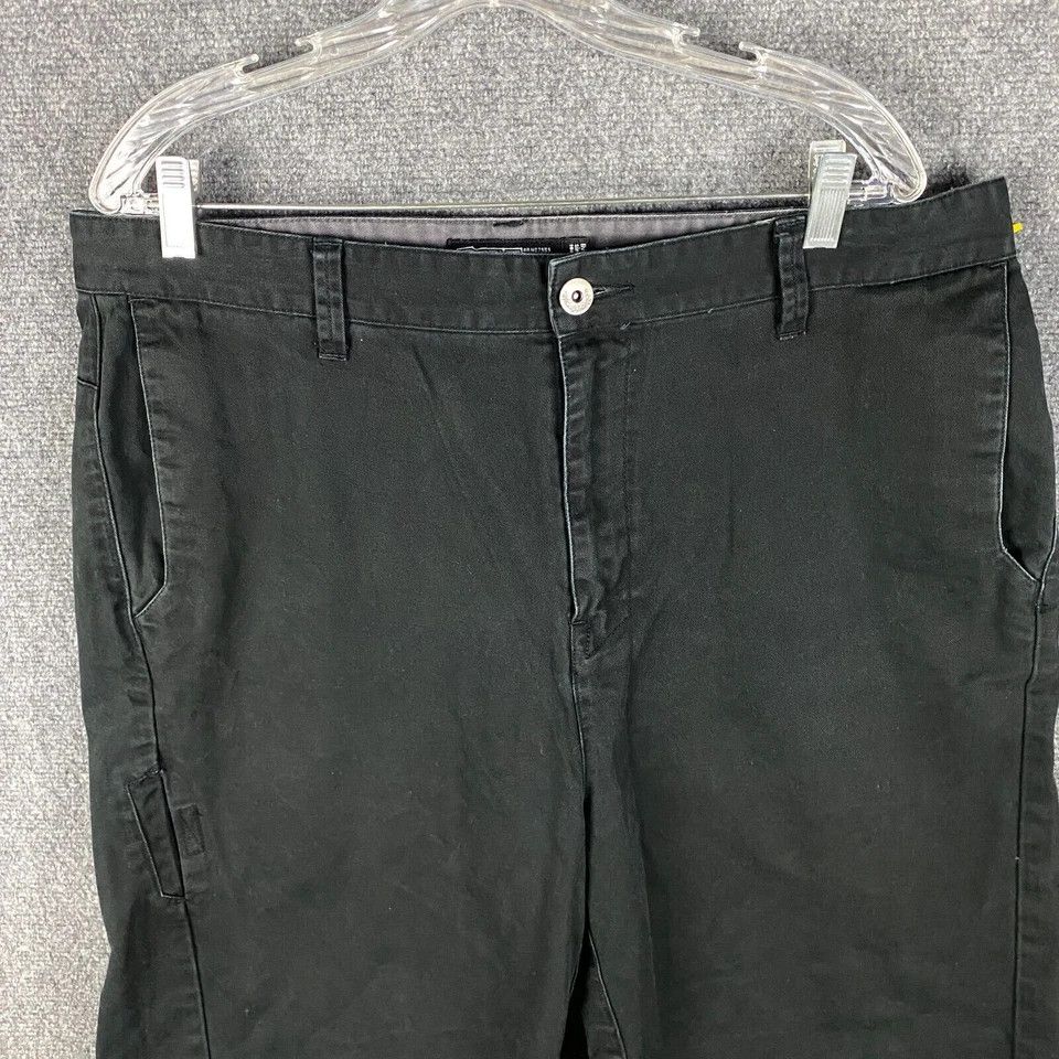 Split Split Shorts Men's 36 Black 100% Cotton Adults Zipper Fly Size US 36 / EU 52 - 2 Thumbnail