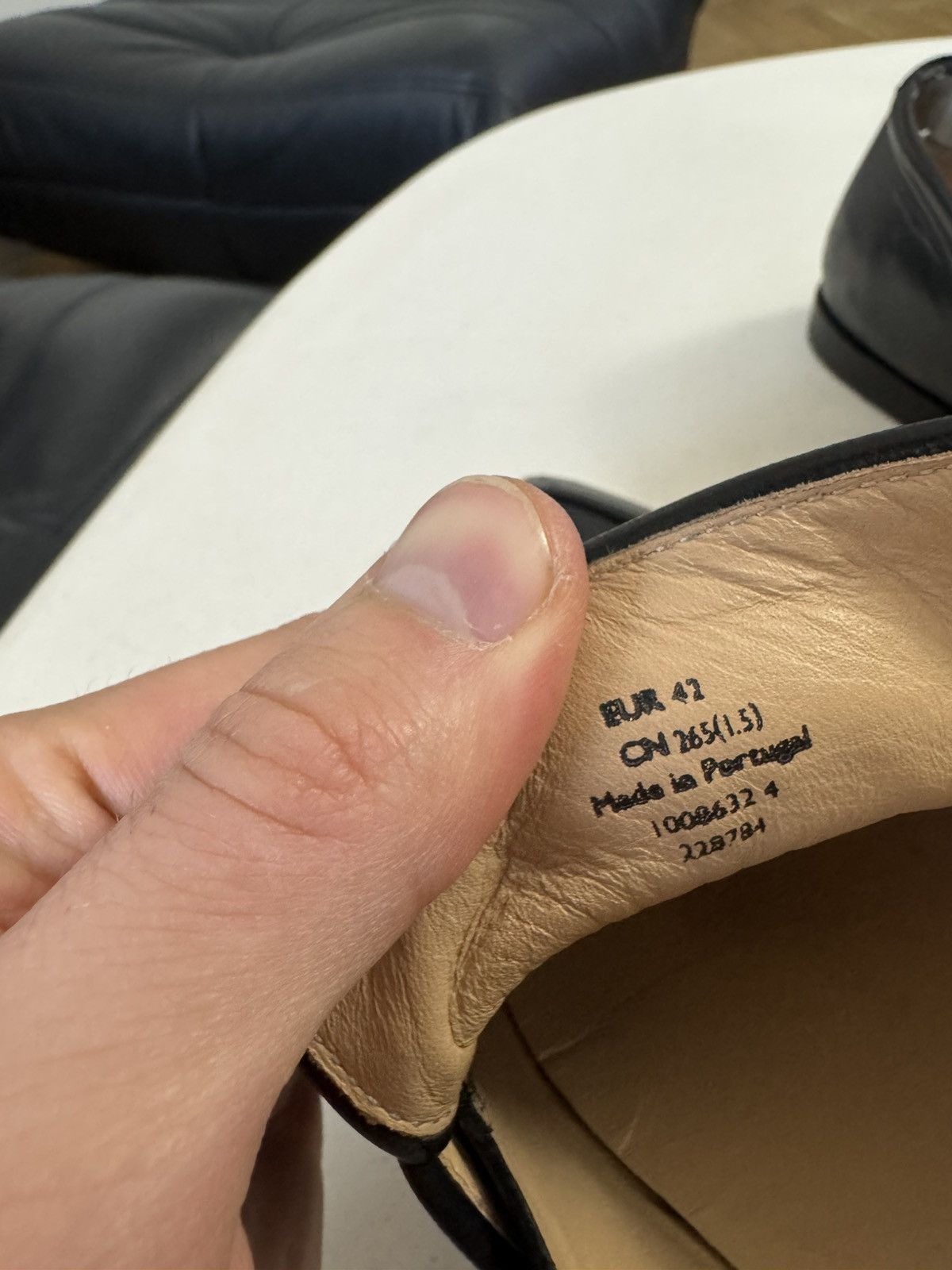 Cos Black High Quality COS Leather Loafers Vintage Y2k Hype Size US 8.5 / EU 41-42 - 4 Thumbnail