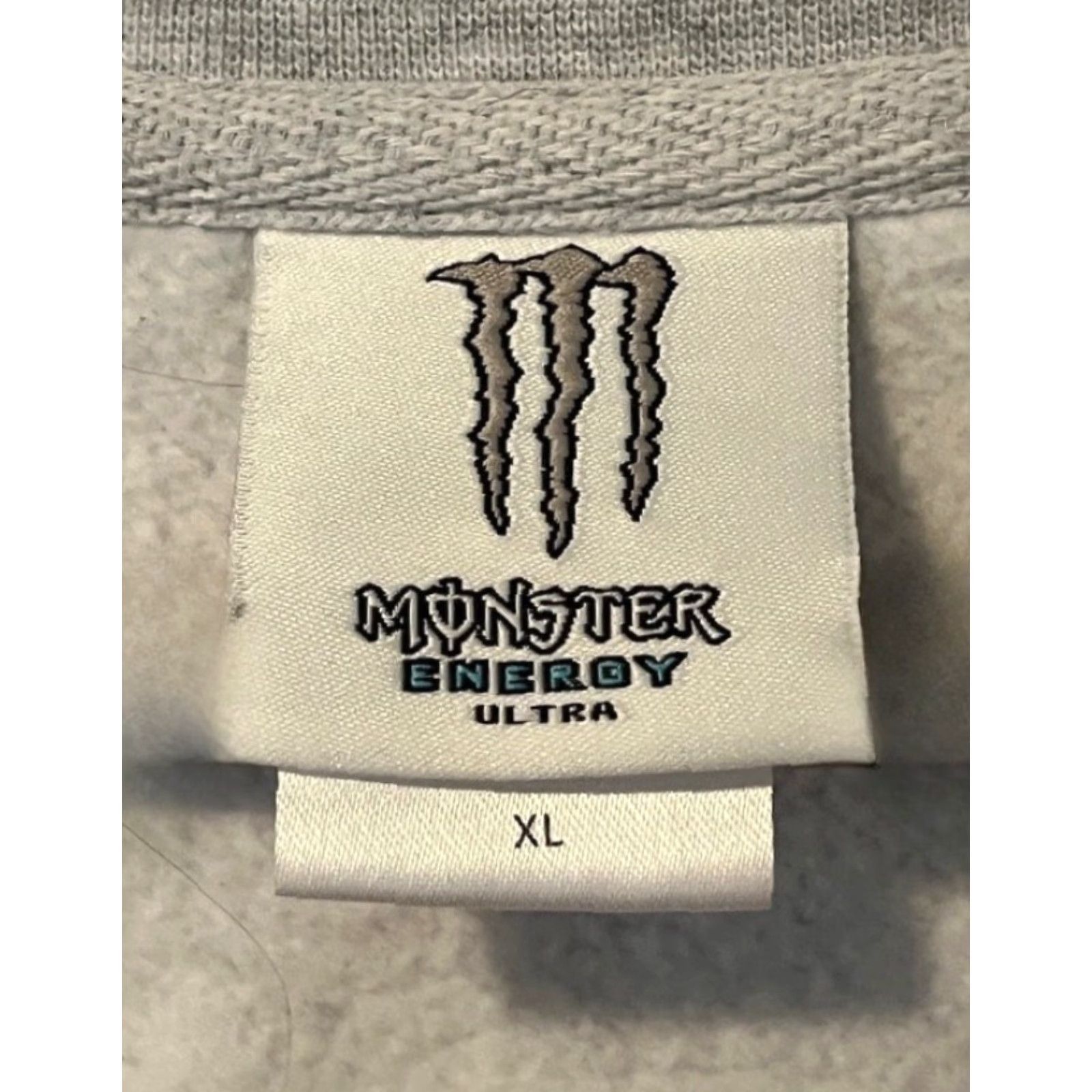 Vintage Monster Energy Ultra Sweatshirt Mens XL Gray Heather Pullover Shinny Crewneck Graphic Logo Size US XL / EU 56 / 4 - 6 Thumbnail