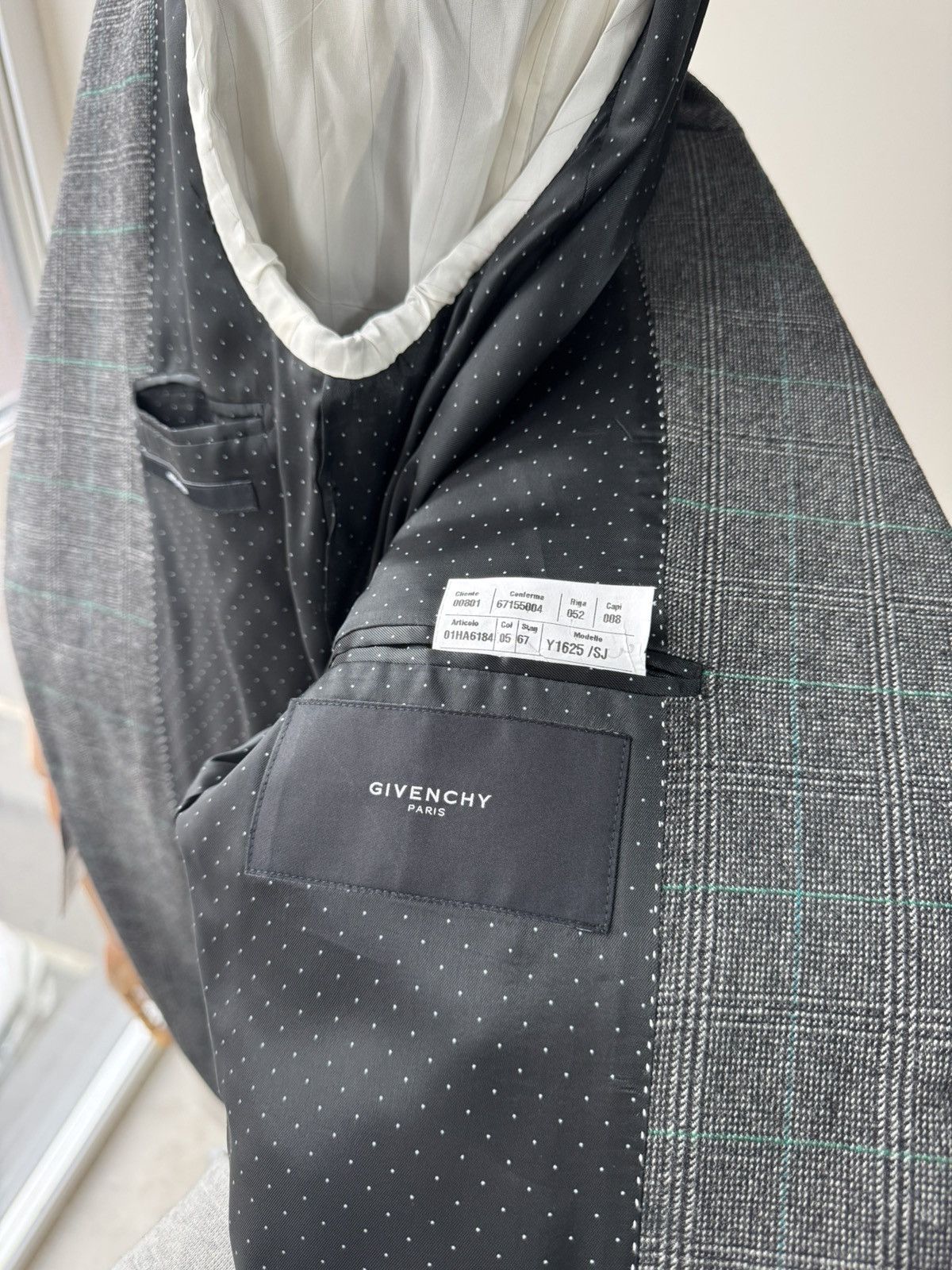 Givenchy Givenchy Wool Suit Size 50R - 11 Thumbnail