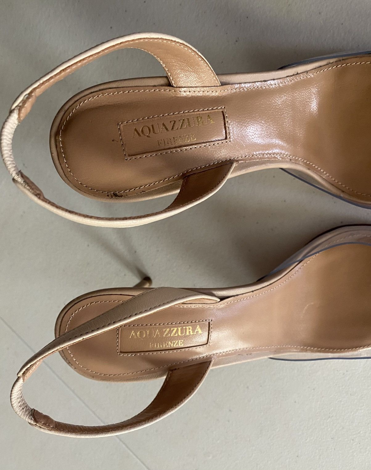 Aquazzura Aquazzura So Nude 85 Contrast Slingback Pumps 36.5 6.5US VGC Size US 6.5 / IT 36.5 - 2 Thumbnail