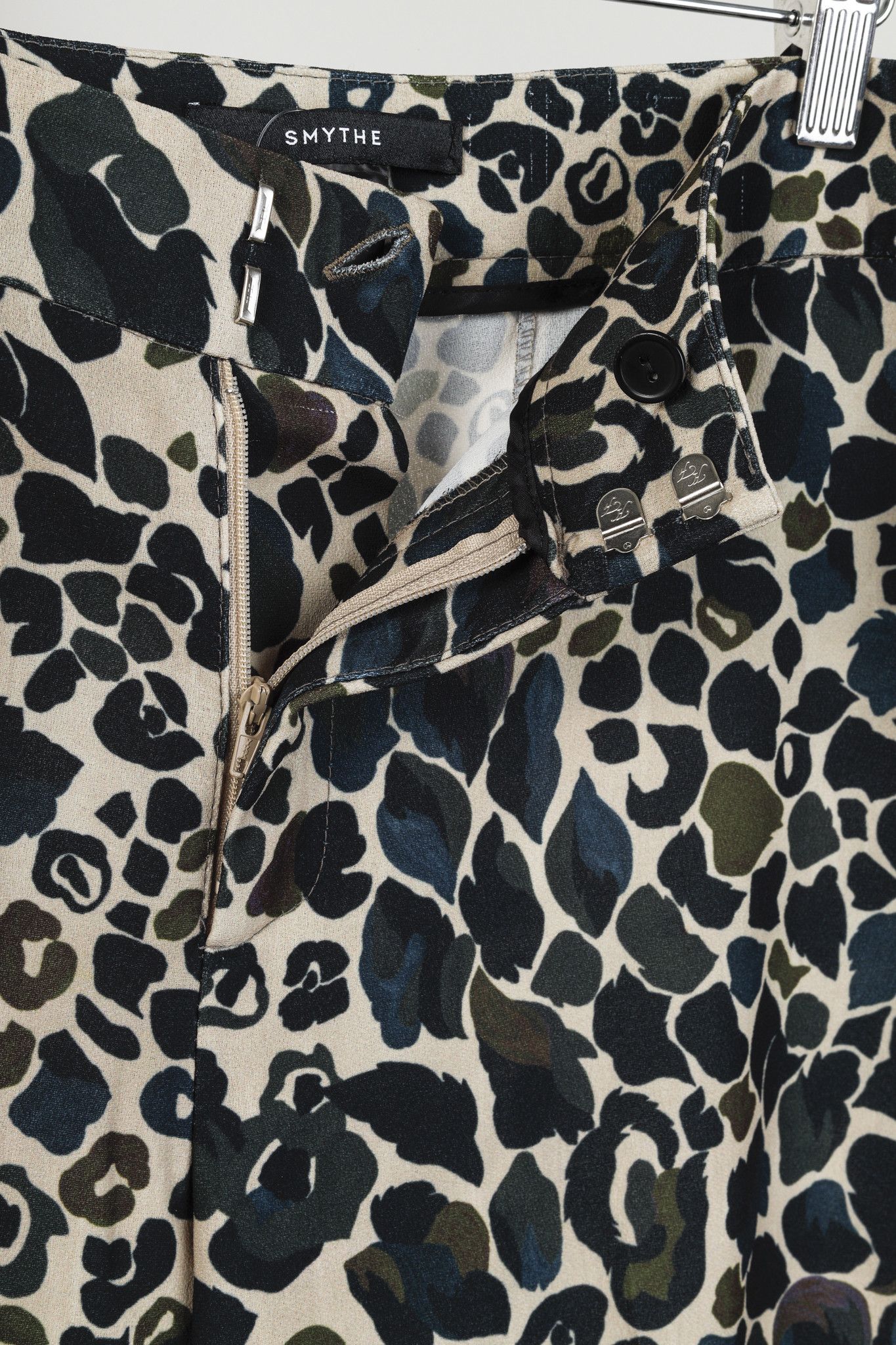 SMYTHE Smythe Green Floral Camo Pants Size 35" - 7 Thumbnail