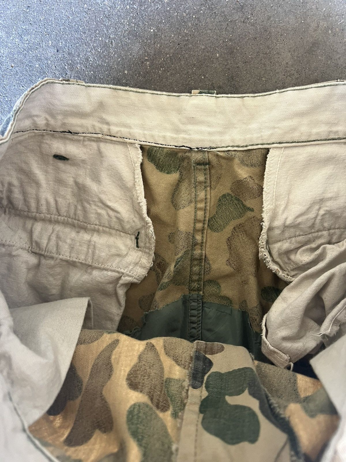 Vintage True Vintage 70’s Frog Print Camo Pants Size US 33 - 8 Thumbnail