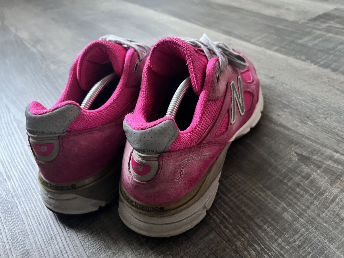 New Balance × Vintage NEW BALANCE • 990V4 "2018 Pink Ribbon" (12M) Size US 12 / EU 45 - 12 Thumbnail