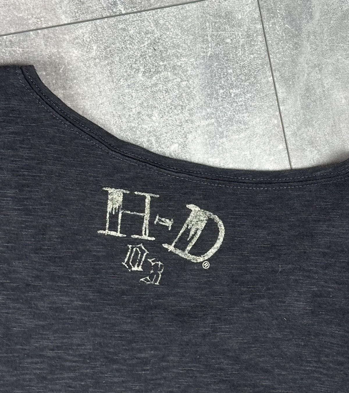 Harley Davidson Womens Harley Davidson Overprint Logo T-Shirt Size L / US 10 / IT 46 - 7 Thumbnail