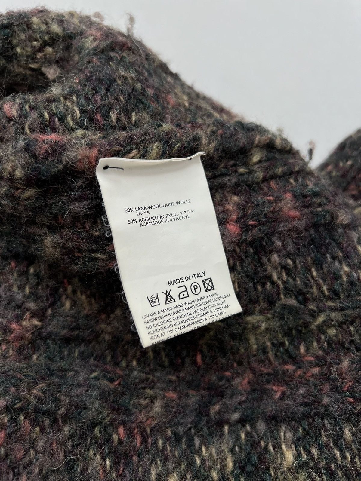 Y/Project 🔥Rare F/W03 Diesel StyleLab Chunky Melange Wool Zip Sweater Size US M / EU 48-50 / 2 - 14 Thumbnail