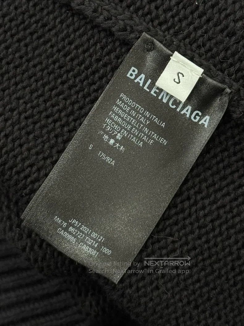 Balenciaga Balenciaga Free knitted sweater Size US S / EU 44-46 / 1 - 7 Thumbnail
