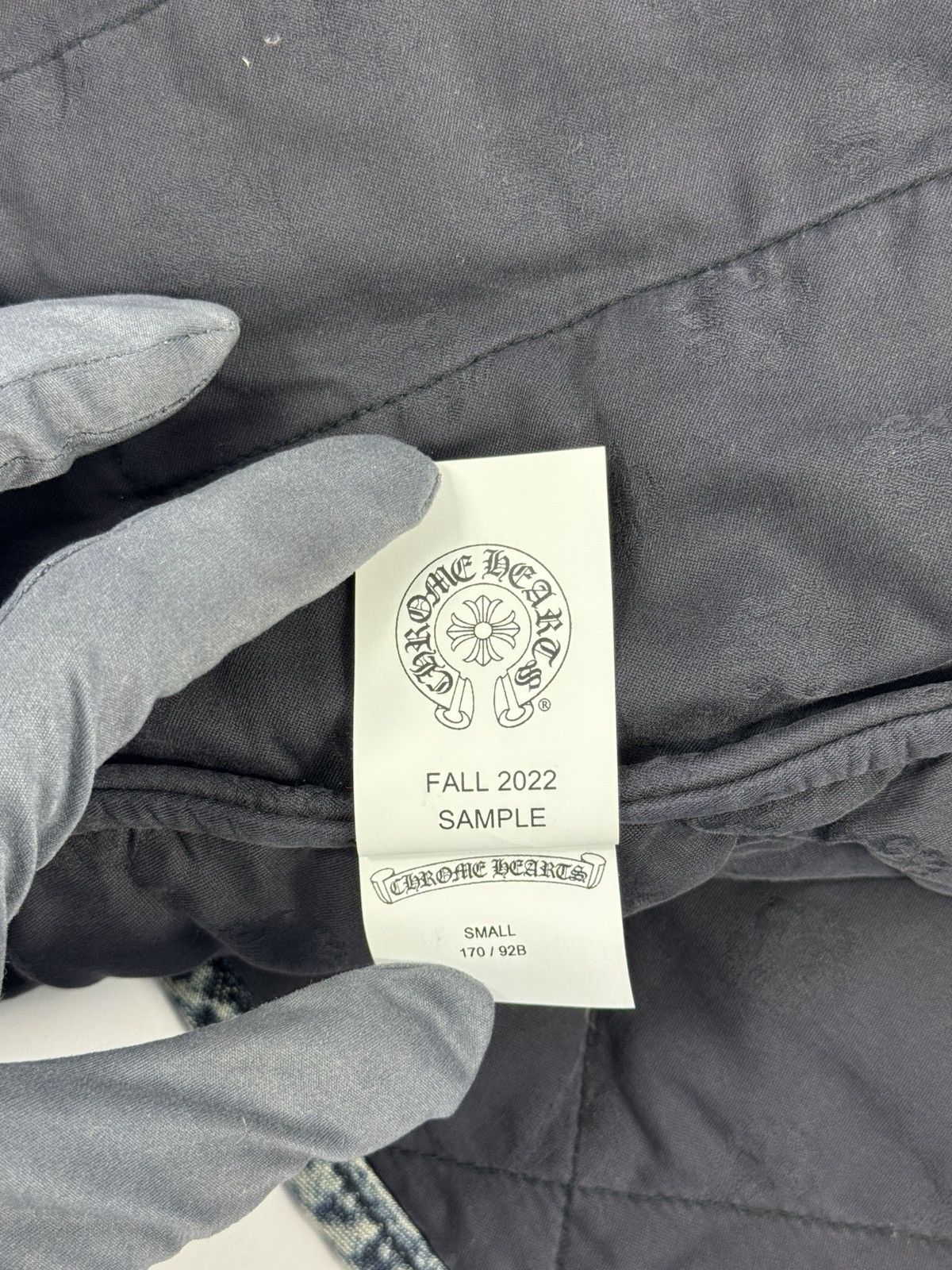 Chrome Hearts FW22 SILVER BUTTONS GARAGE WASH PUFFER DENIM GILET (SAMPLE) Size US S / EU 44-46 / 1 - 9 Thumbnail