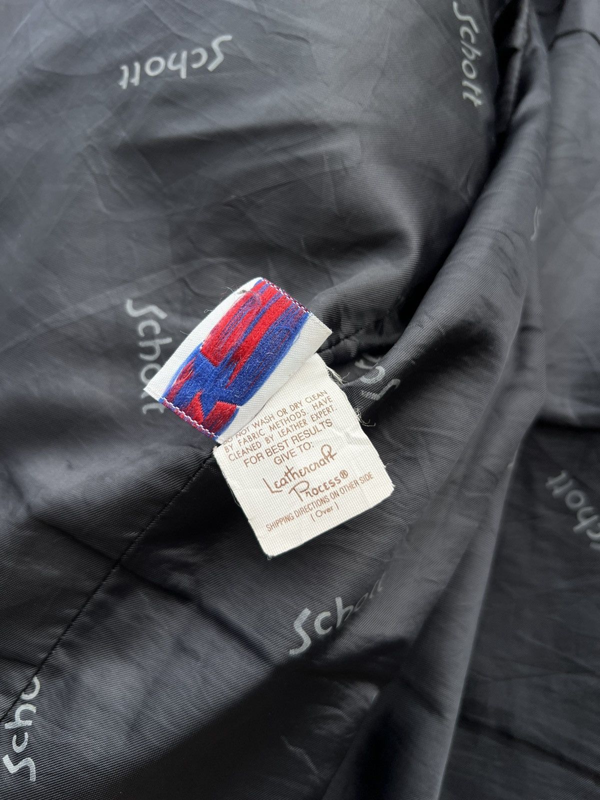 Schott × Vintage Vintage Schott Black Leather Puffer Down Jacket Size US M / EU 48-50 / 2 - 24 Thumbnail