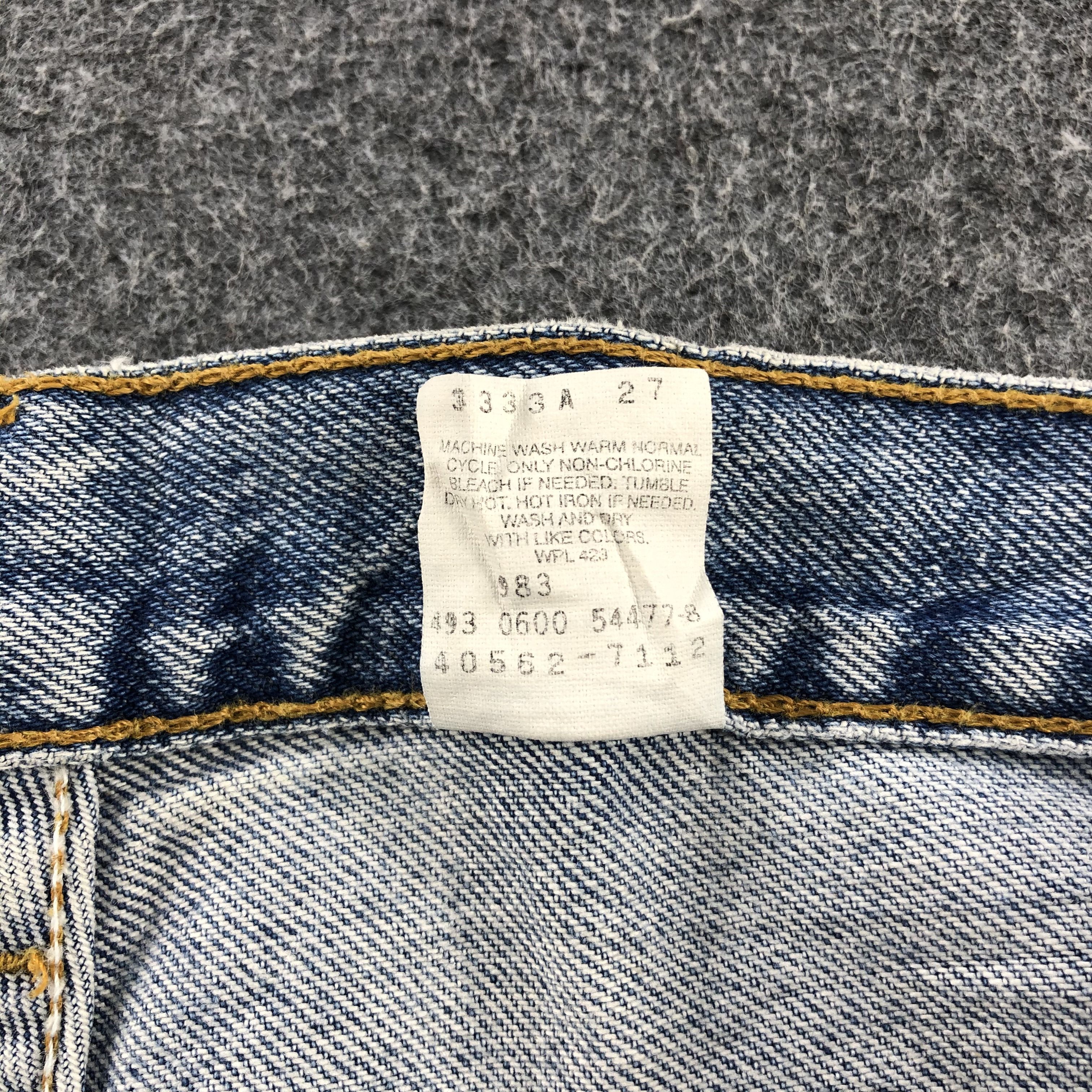 Levi's Baggy Vintage Levis 560 Jeans Faded Blue Denim-J1112 Size US 41 - 10 Thumbnail