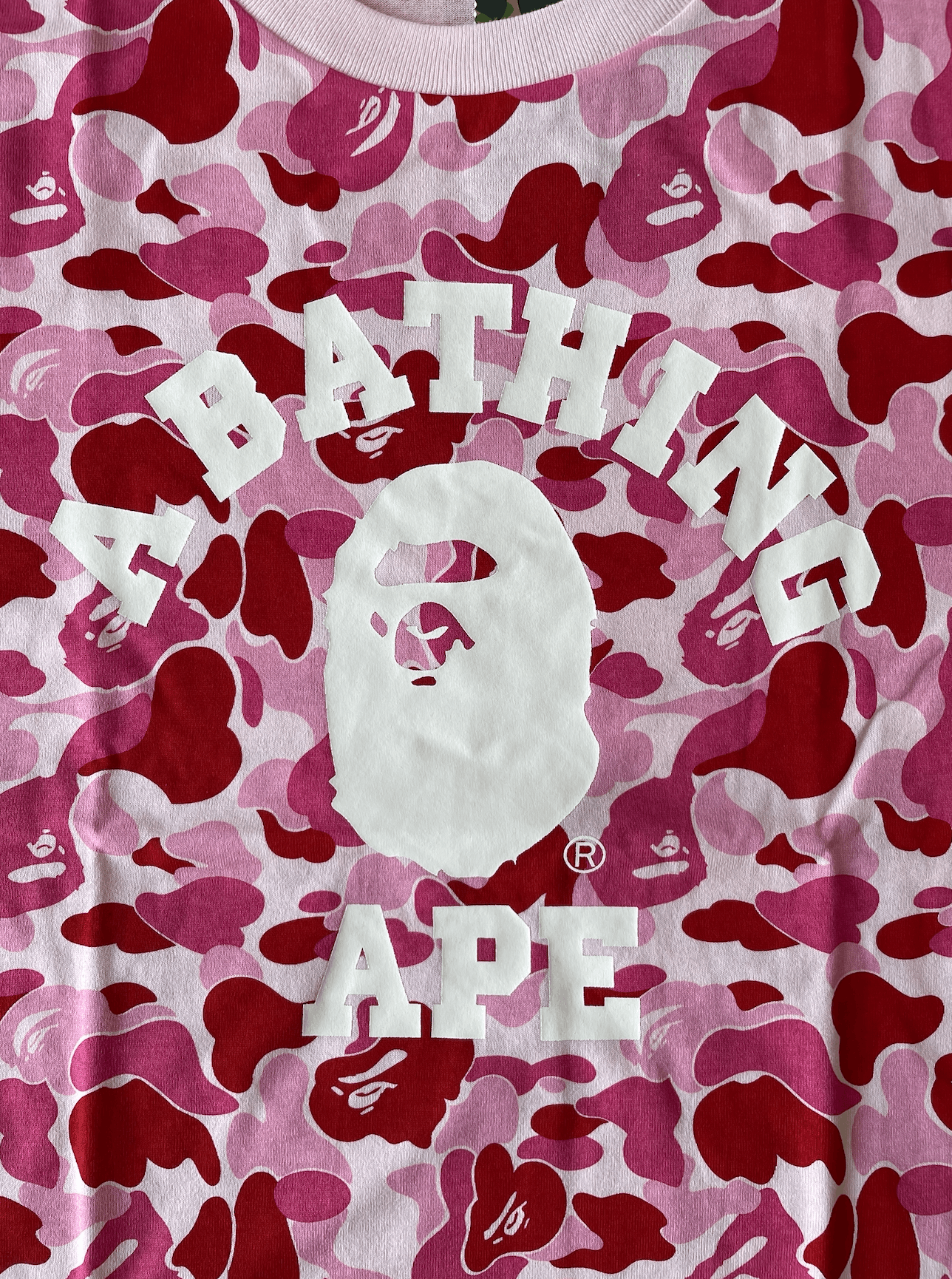 Bape ABC CAMO COLLEGE TEE Size US XL / EU 56 / 4 - 3 Thumbnail