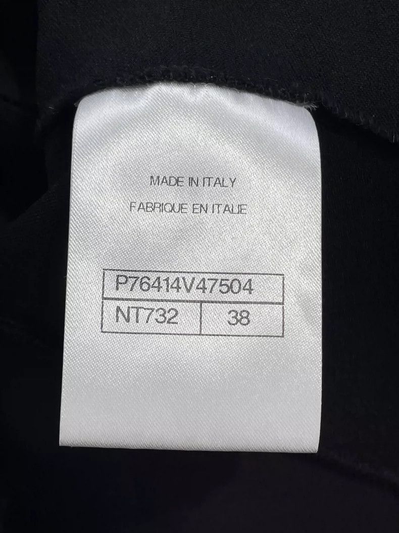 Chanel Chanel Black Logo Short Sleeve Top -2505 Size US M / EU 48-50 / 2 - 7 Thumbnail