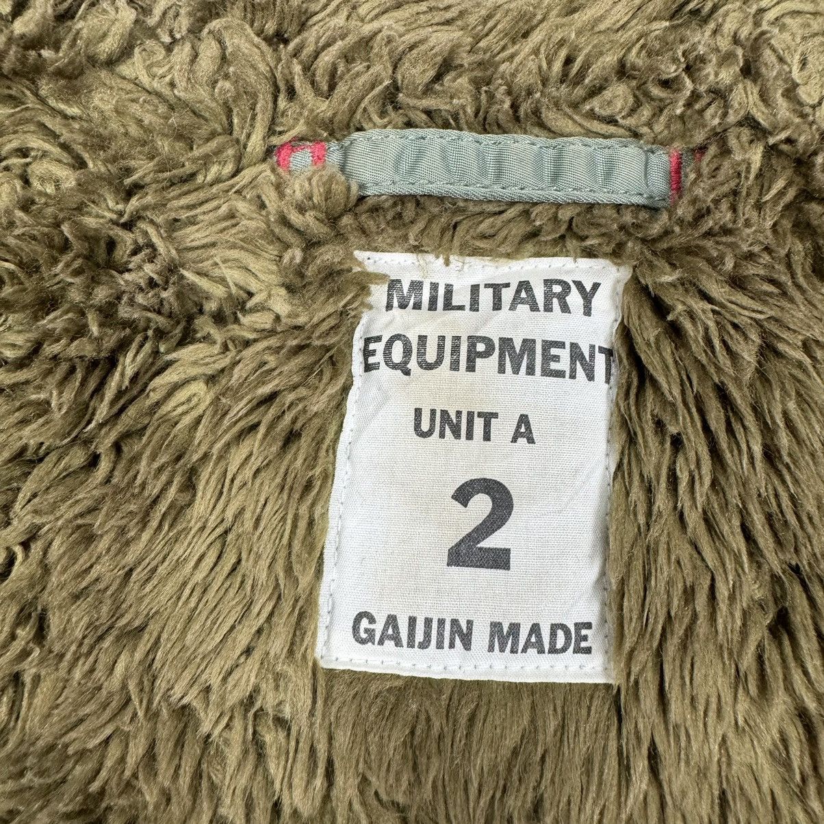 Blue Blue Japan ☀️GAIJIN MADE FUR HOODIE MILITARY PARKA JACKET Size US M / EU 48-50 / 2 - 9 Thumbnail