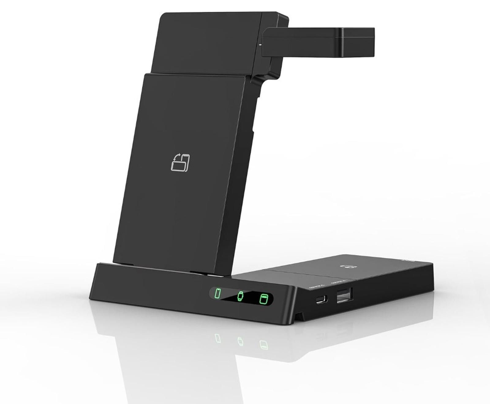 The Unbranded Brand Multi-Charging Dock Wireless Charger Station 6-in-1 Size ONE SIZE - 3 Thumbnail