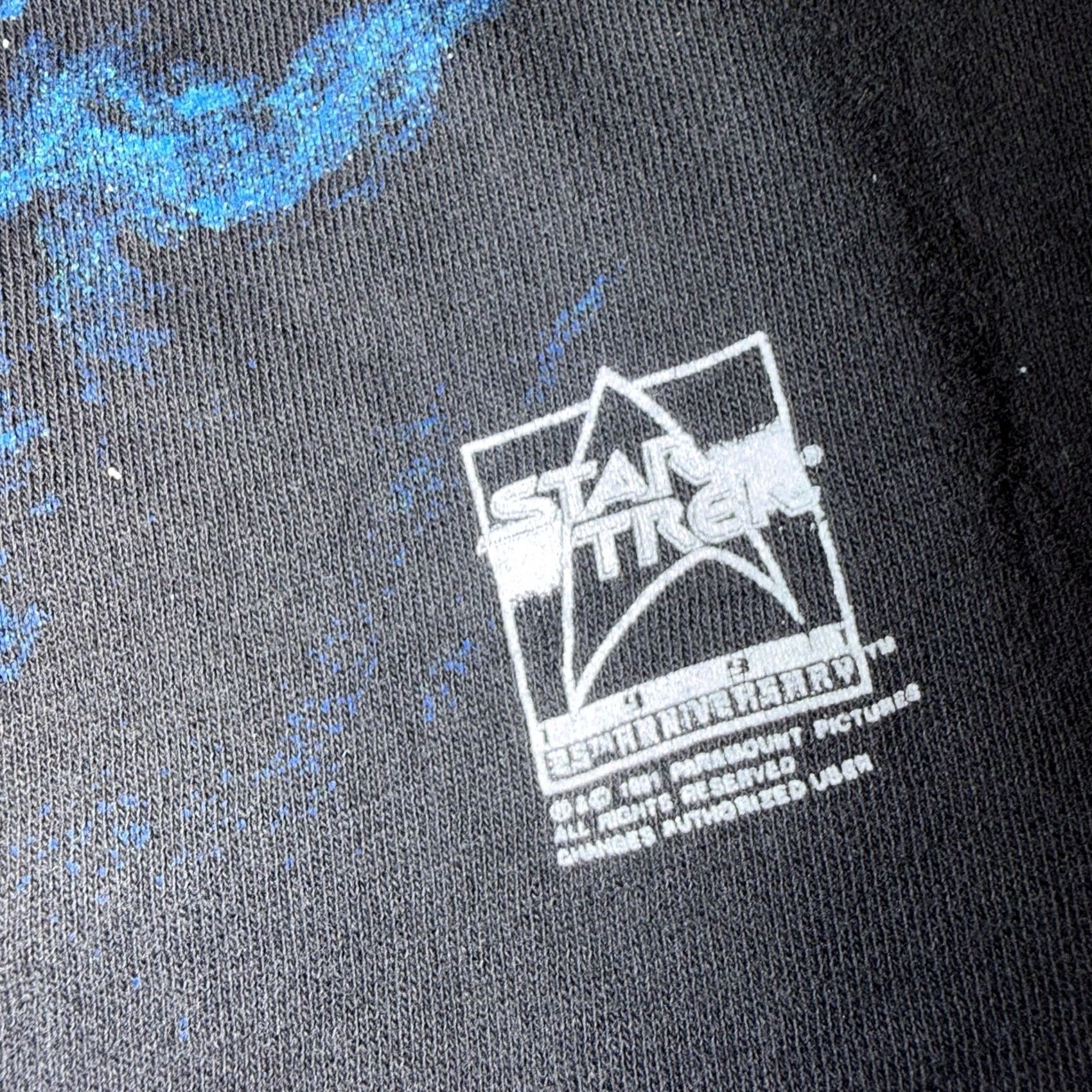 Changes VINTAGE Star Trek 25th Anniversary T-Shirt XL Adults Black Cotton Knit Logo Short Sleeve Men READ Size US XL / EU 56 / 4 - 3 Thumbnail