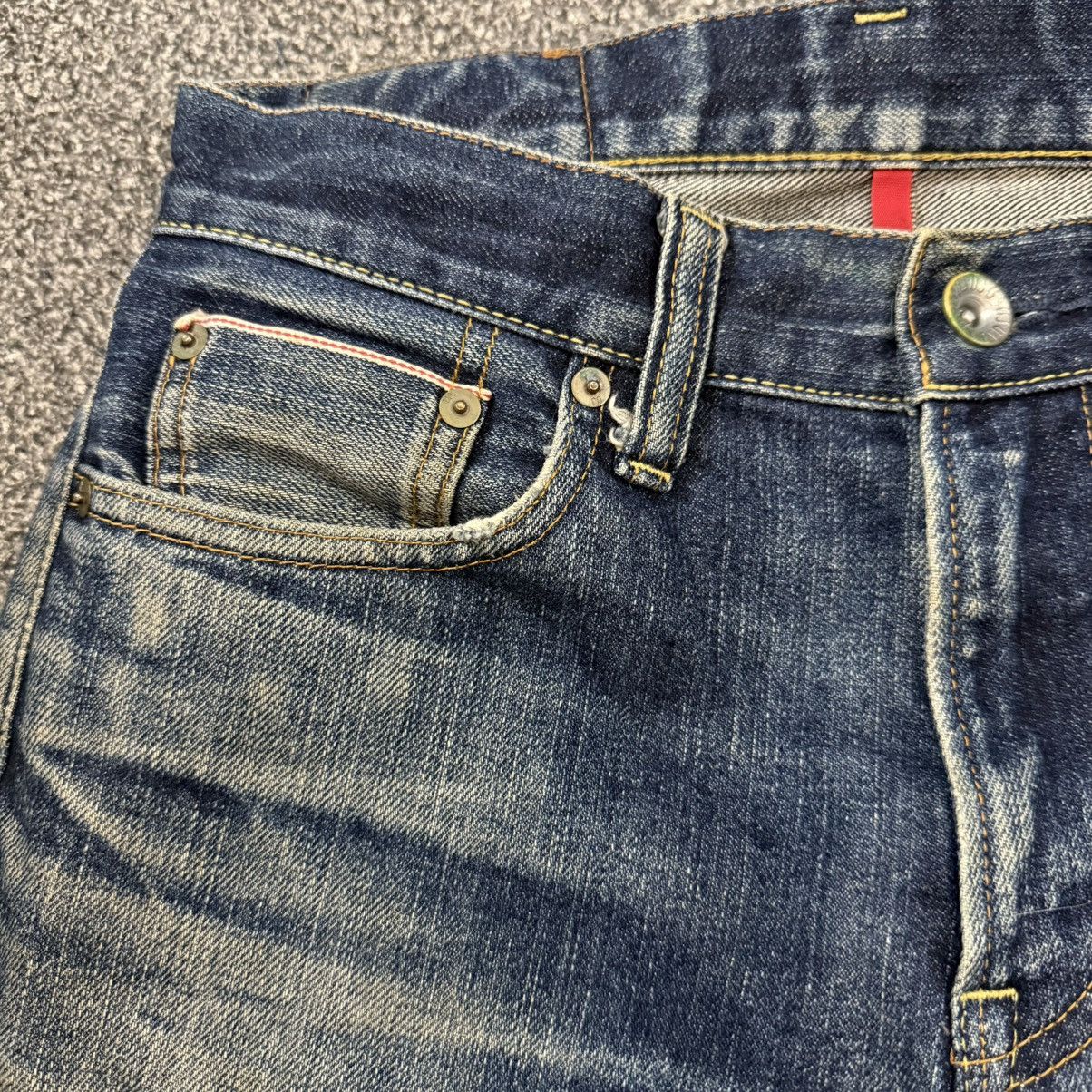 Undercover × Uniqlo 🇯🇵🔥 Vintage 90s Japanese Selvedge UJ Denim Uniqlo Size US 29 - 9 Thumbnail