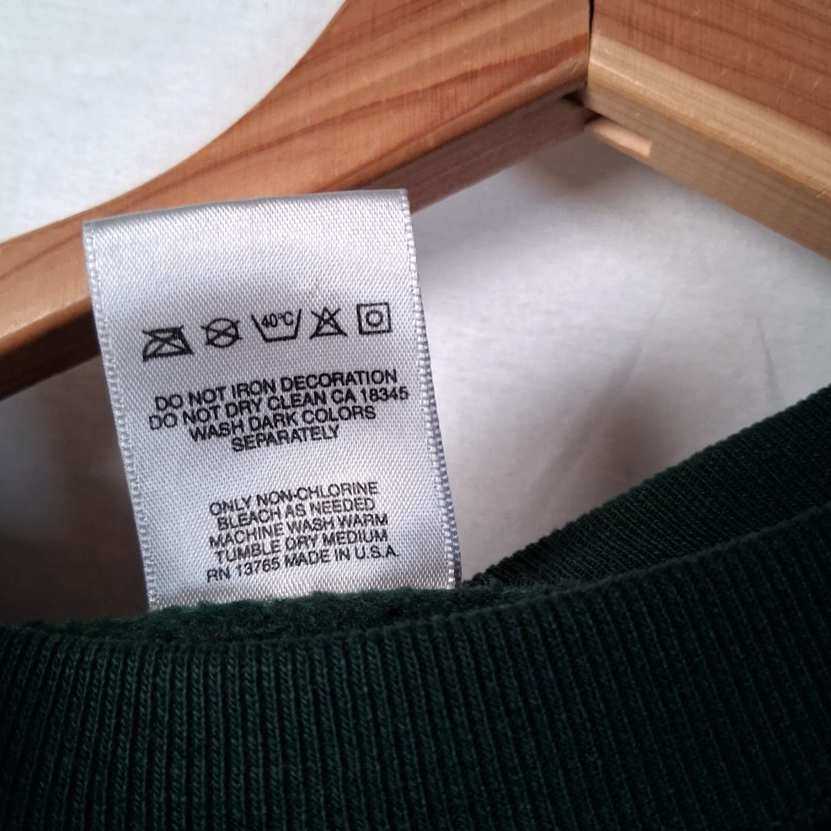 Fruit Of The Loom Vintage San Francisco California Sweatshirt XL Green Embroidered Crewneck USA Size US XL / EU 56 / 4 - 6 Thumbnail