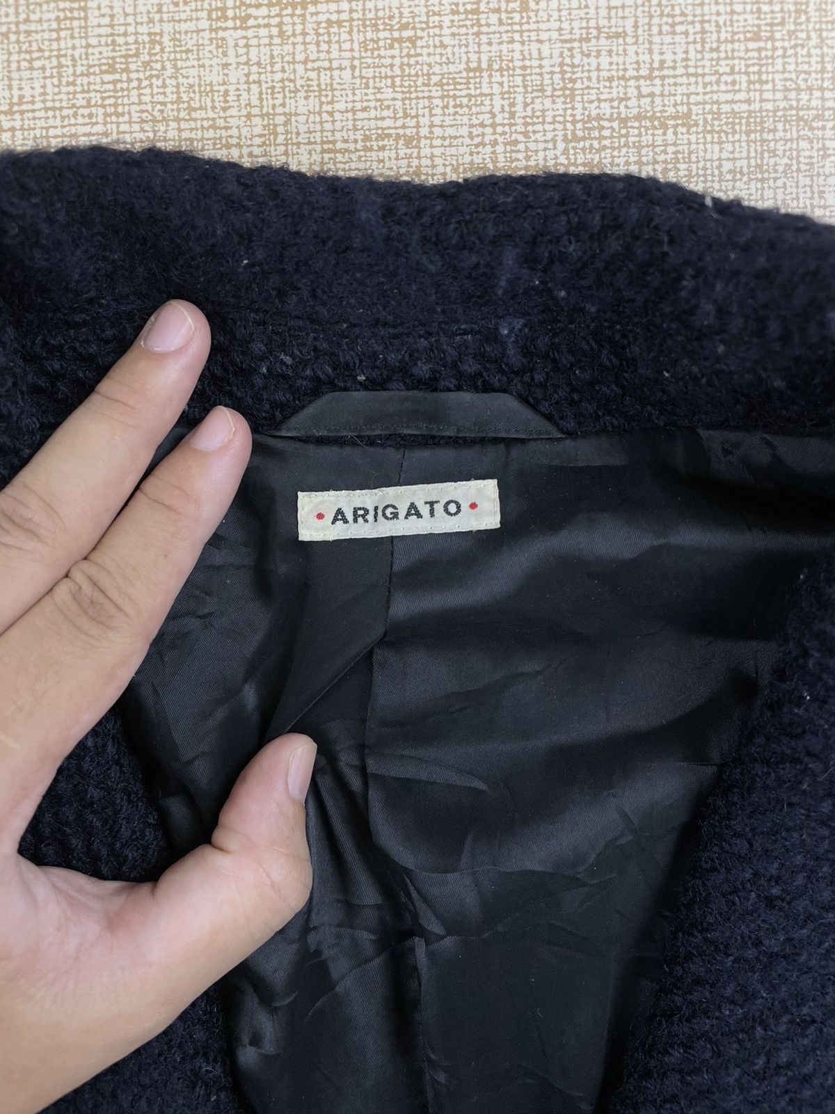 Blue Blue Japan × Indigo × Vintage Vtg BLUE BLUE JAPAN ARIGATO Pure Indigo Knit Button Jacket Size US M / EU 48-50 / 2 - 5 Thumbnail