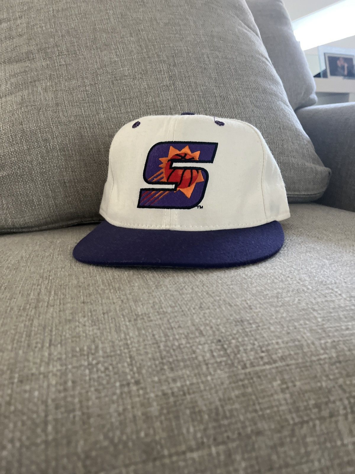 NBA Vintage Suns Fitted Hat Size 36 - 3 Thumbnail