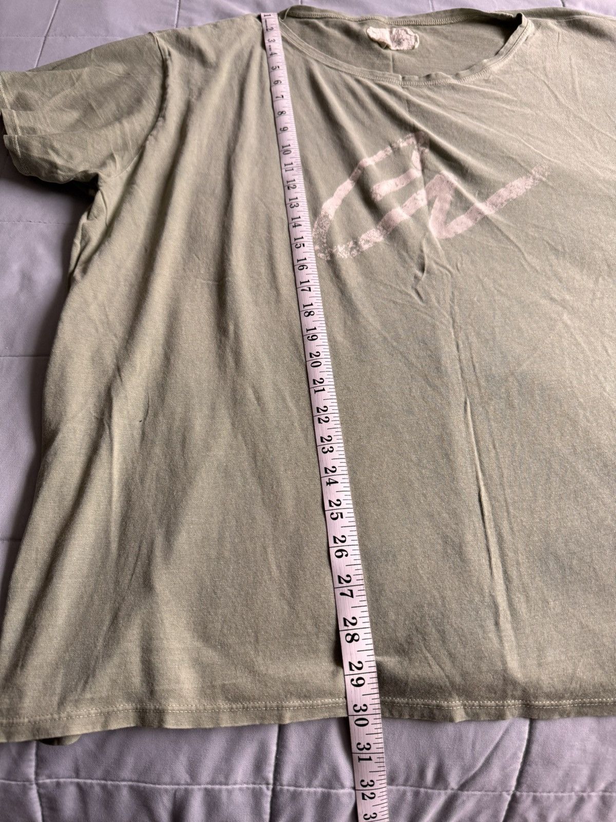 Greg Lauren Greg lauren green GL tee Size US XXL / EU 58 / 5 - 5 Thumbnail
