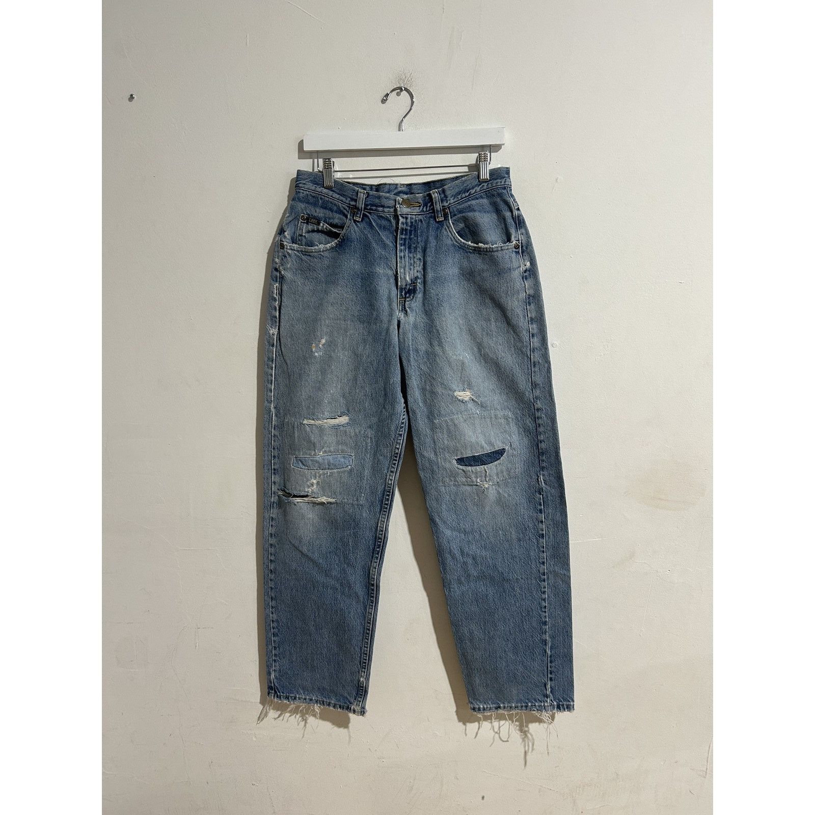 Lee LEE DISTRESSED LIGHT WASH JEANS SIZE 30 Size US 30 / EU 46 - 1 Thumbnail