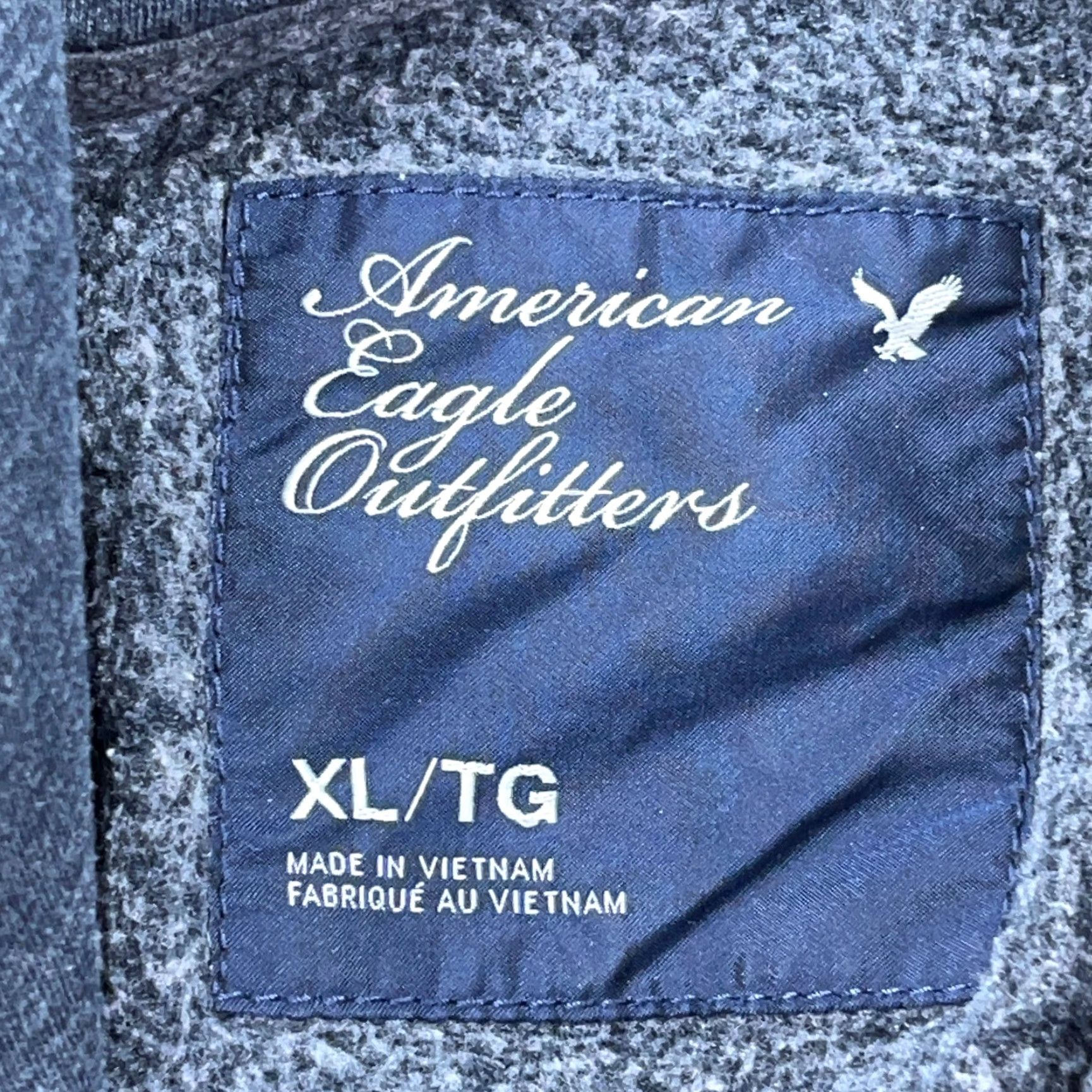 American Eagle Outfitters VINTAGE American Eagle Outfitters Hoodie Women XL Blue Pullover Sweatshirt 2000s Size XL / US 12-14 / IT 48-50 - 7 Thumbnail