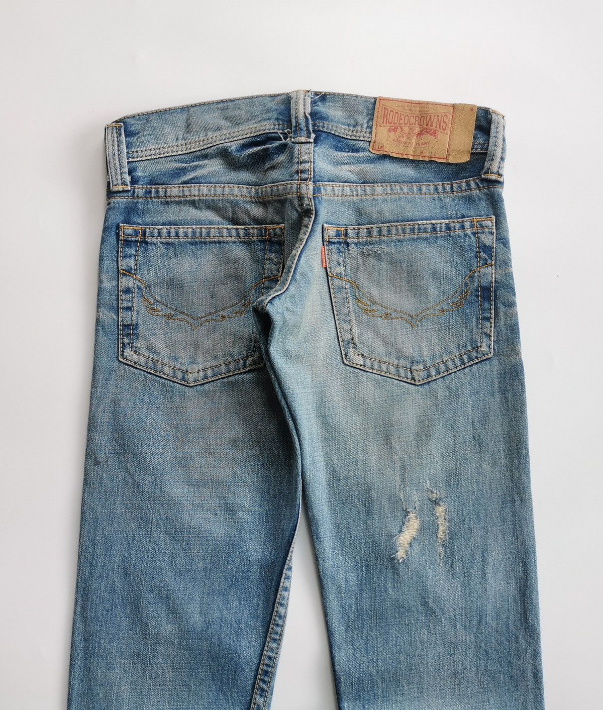 Japanese Brand Thrashed Rodeo Crowns Japan Denim Jeans Size US 29 - 7 Thumbnail